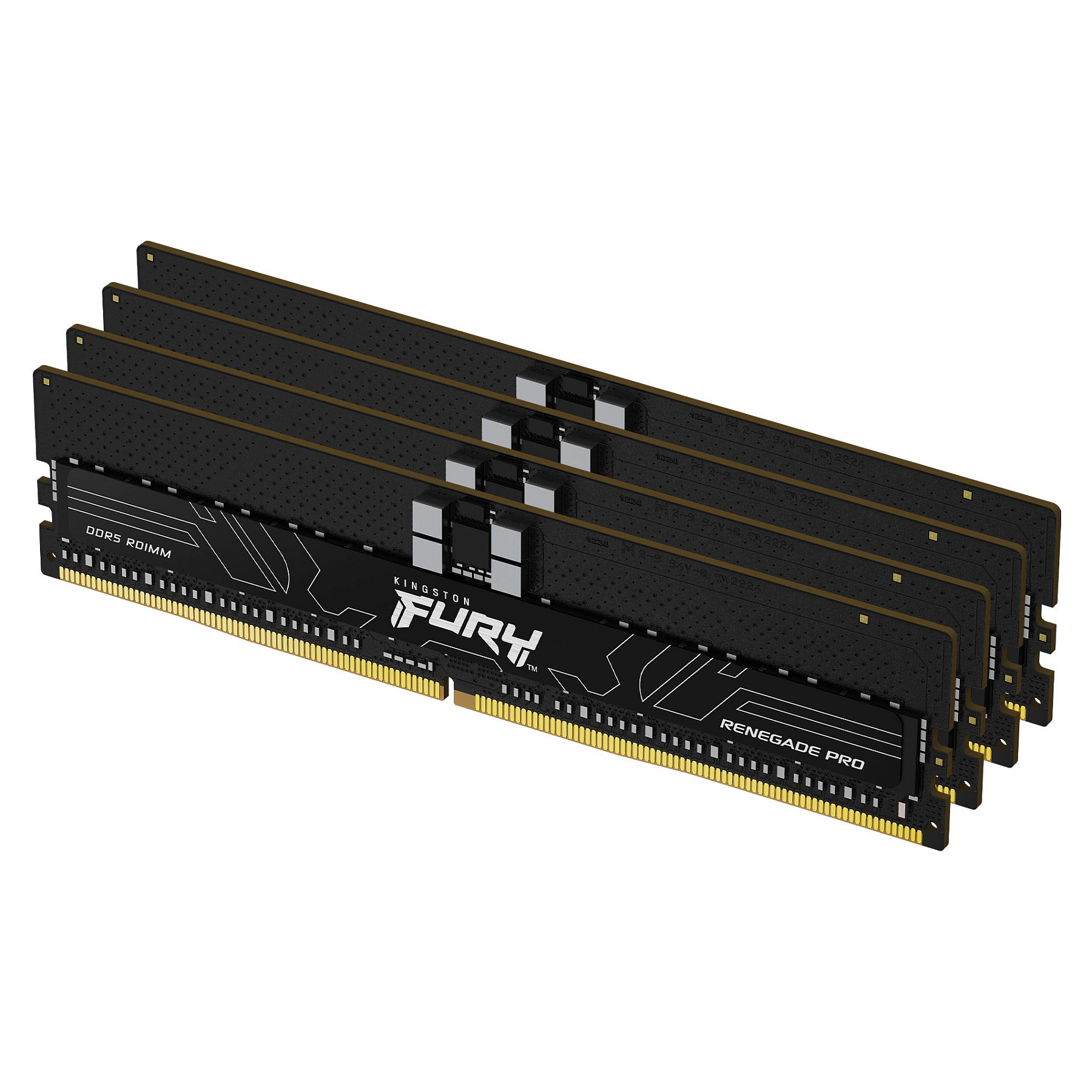 KINGSTON 128GB 6400MT/s DDR5 ECC Reg CL32 DIMM Kit of 4 FURY Renegade Pro EXPO
