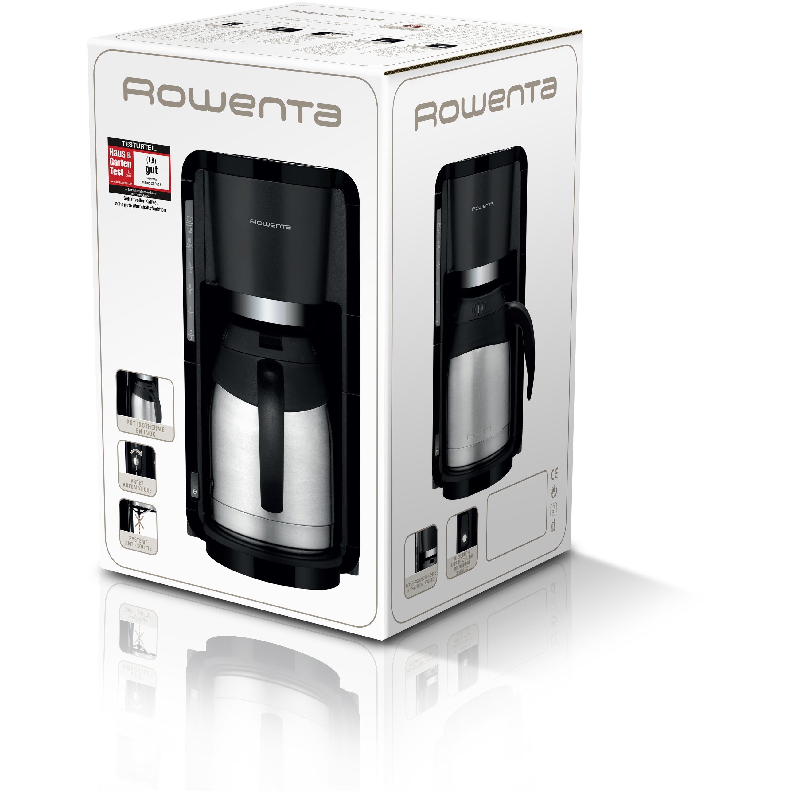 ROWENTA Filterkaffeemaschine Milano Thermo CT 3818 CT3818 (BILD2)