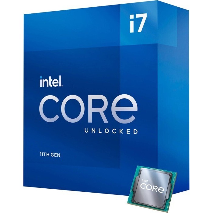 5032037215602 - Core i7-11700KF Rocket Lake CPU - 8 Kerne - 36 GHz - LGA1200 - Boxed without heatsink fan