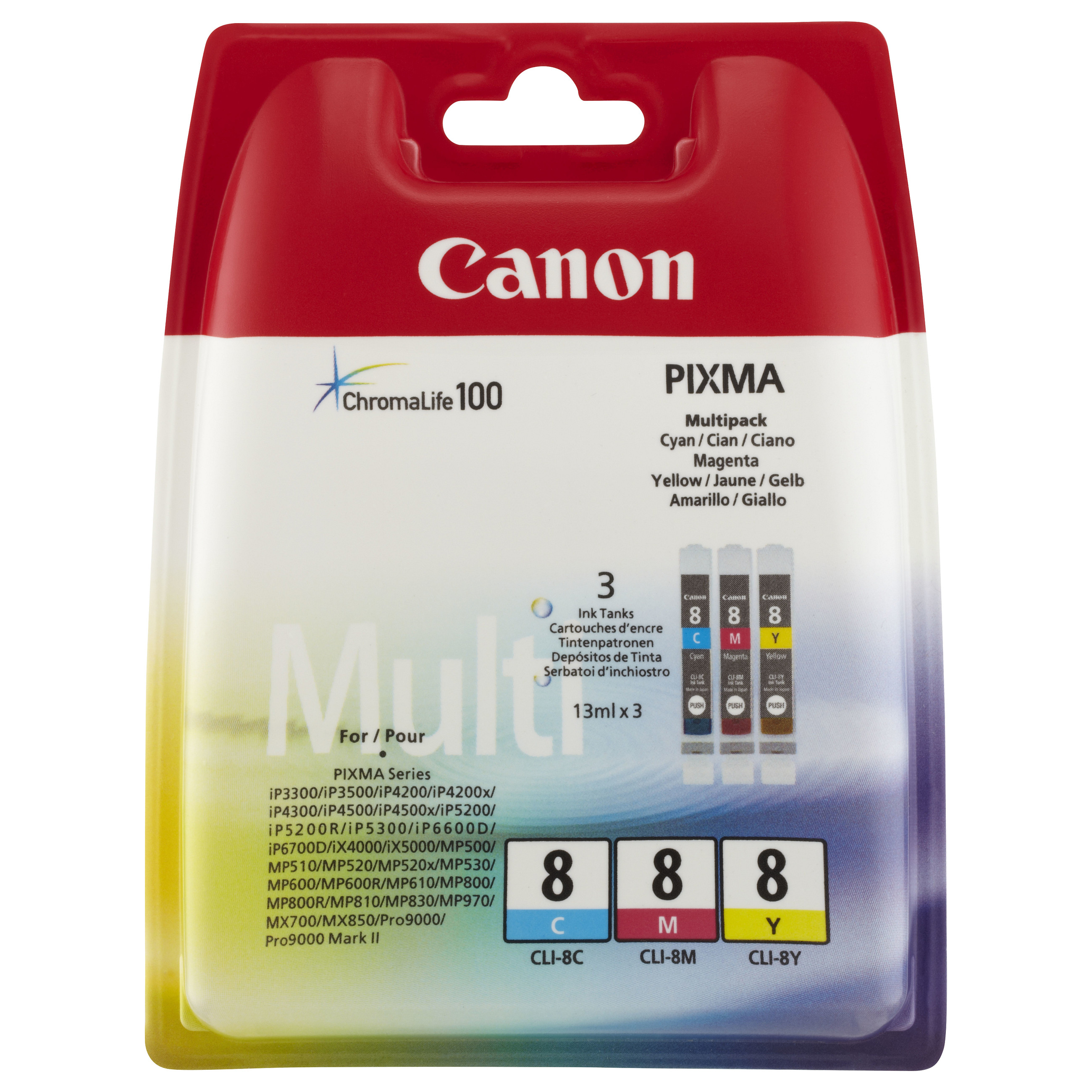Canon CLI-8 Multipack C/M/Y Tinte