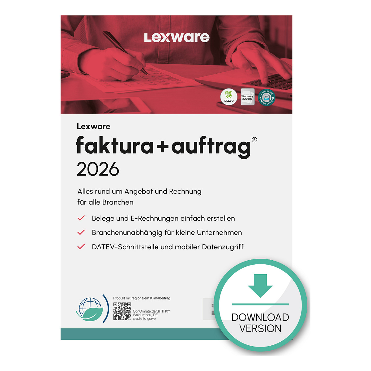 Lexware Faktura+Auftrag 2026 - 1 Device, ABO - ESD-Download
