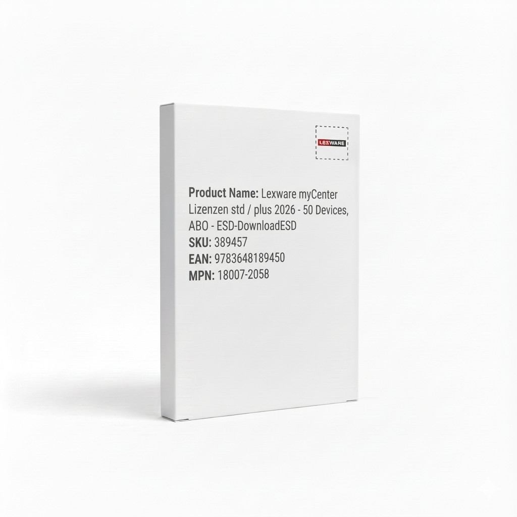 9783648189450 - myCenter Lizenzen std plus 2026 - 50 Devices ABO - ESD-DownloadESD