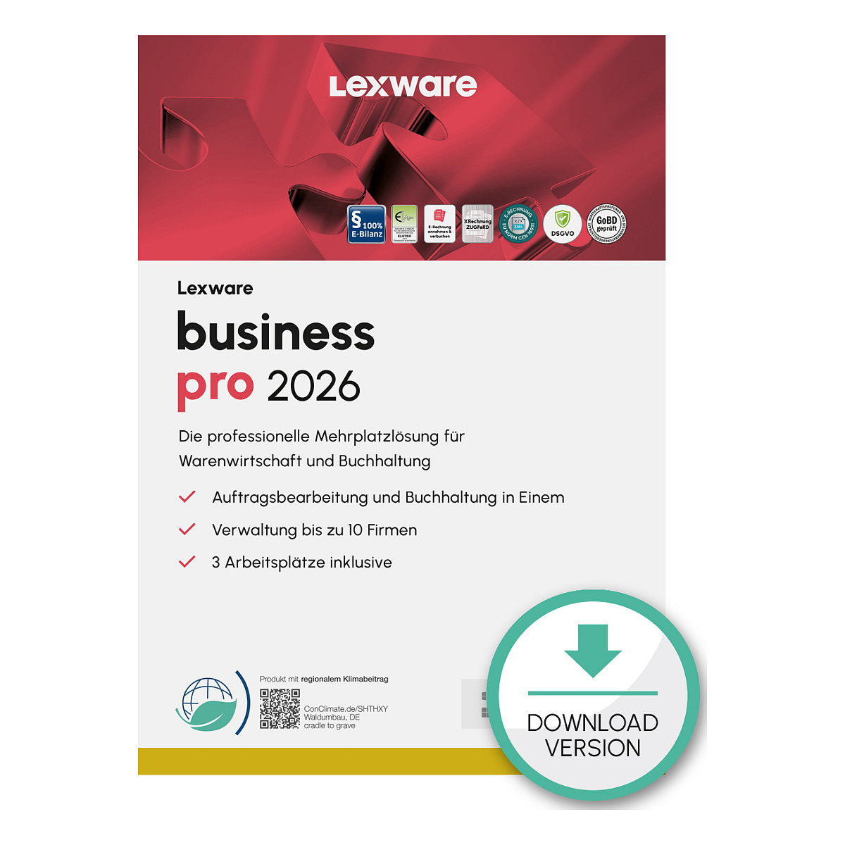 Lexware Business Pro 2026 - 1 Device, 1 Year - ESD-Download