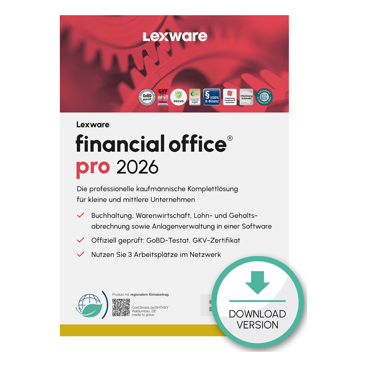 Lexware Financial Office Pro 2026 - 3 Devices, 1 Year - ESD-Download