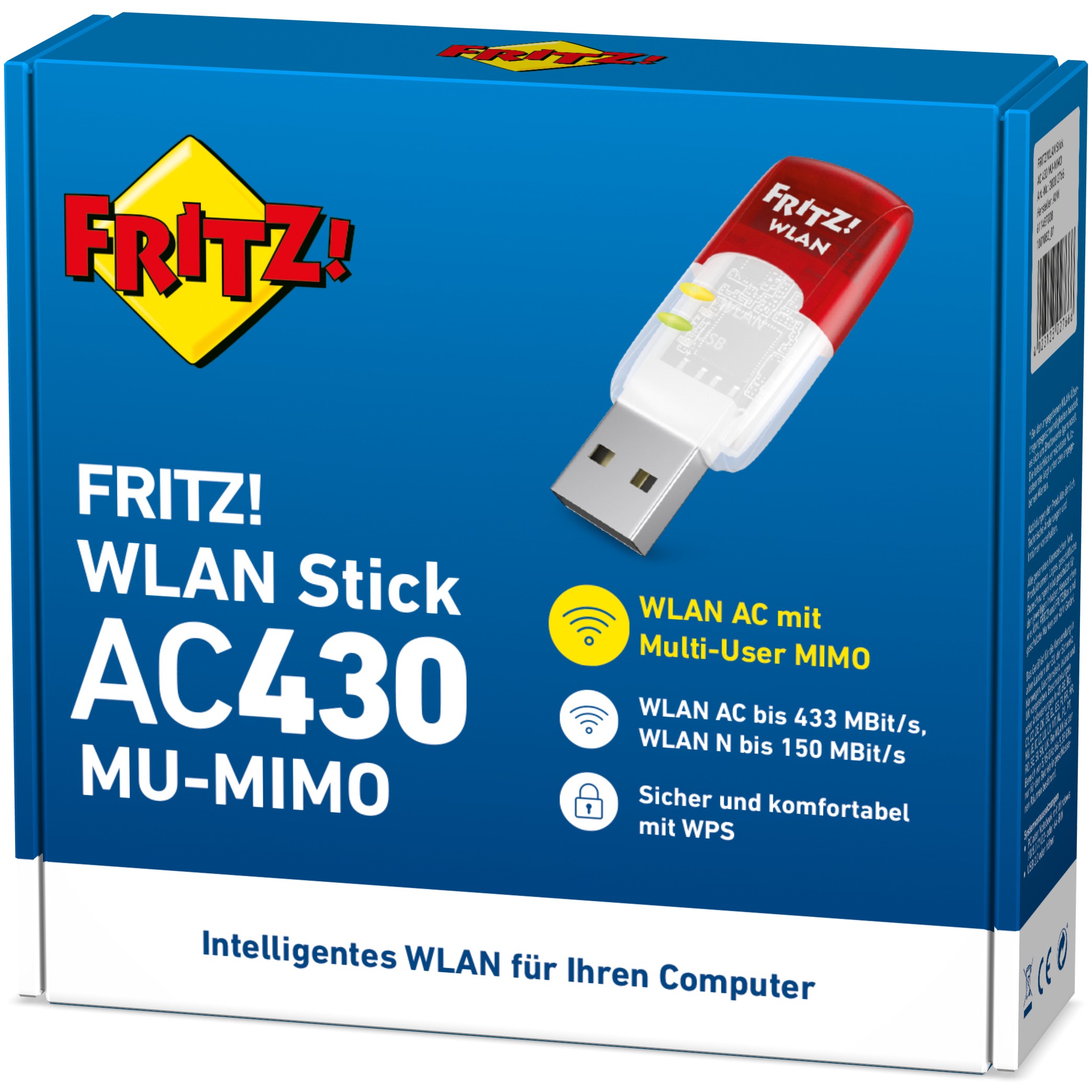 AVM 20002766, Netzwerkkarten, FRITZ!WLAN Stick AC 430 20002766 (BILD3)