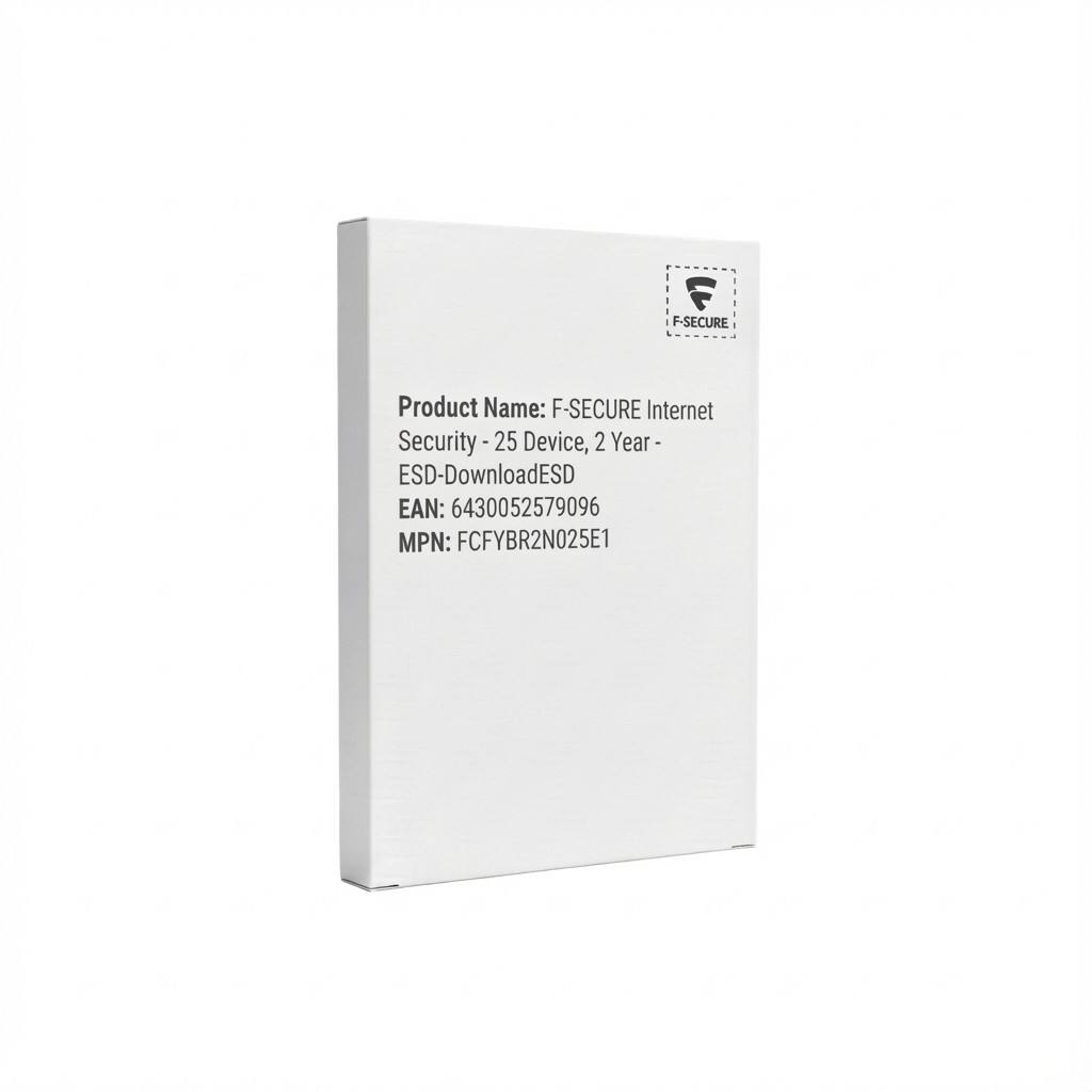 6430052579096 - F-SECURE Internet Security - 25 Device 2 Year - ESD-DownloadESD