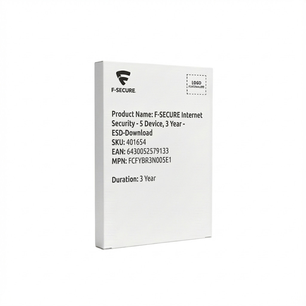 F-SECURE Internet Security - 5 Device. 3 Year - ESD-DownloadESD