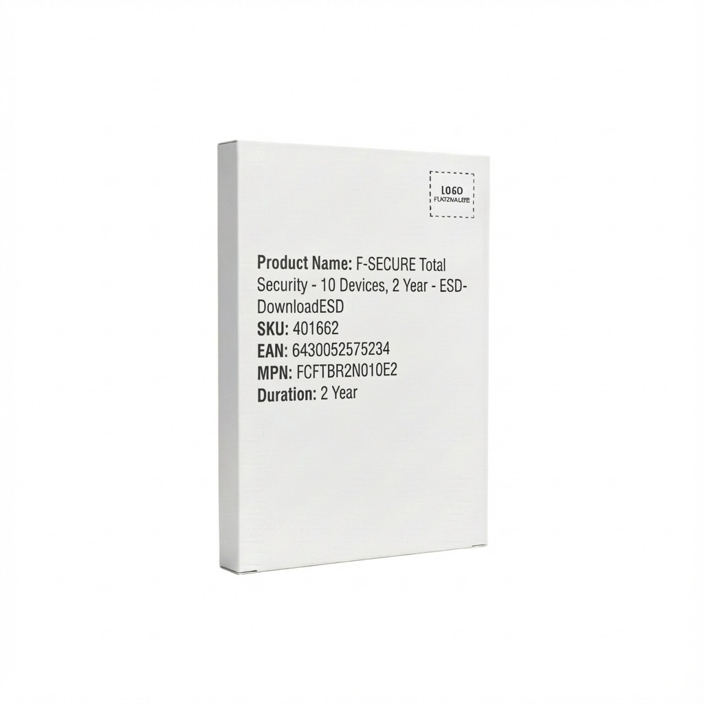 F-SECURE Total Security - 10 Devices. 2 Year - ESD-DownloadESD