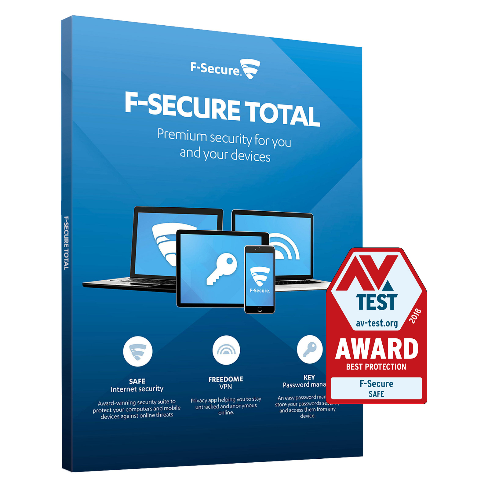 F-SECURE Total Security - 5 Devices. 2 Year - ESD-DownloadESD
