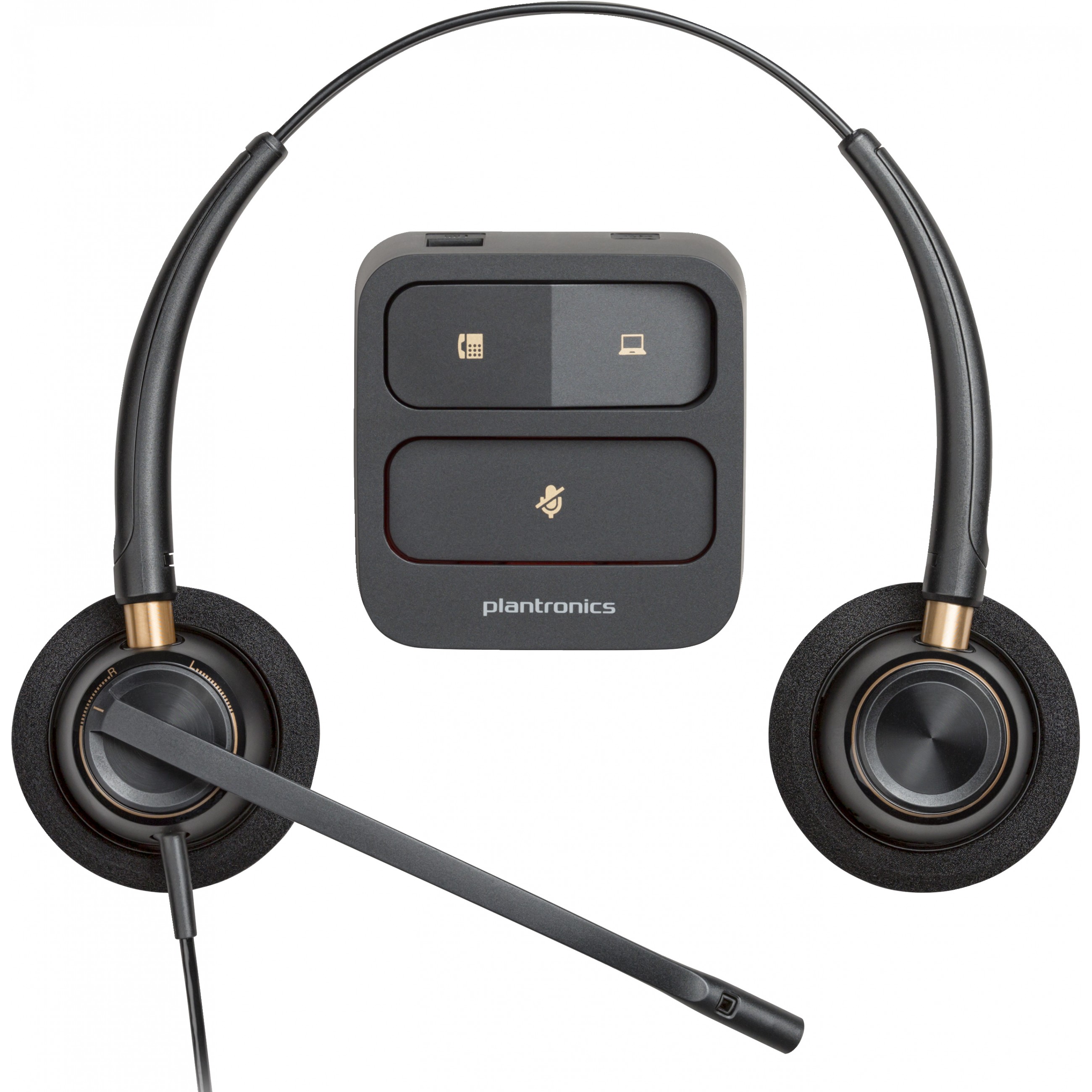 POLY EncorePro 520 Binaural Headset +Quick Disconnect - 783P7AA#ABB