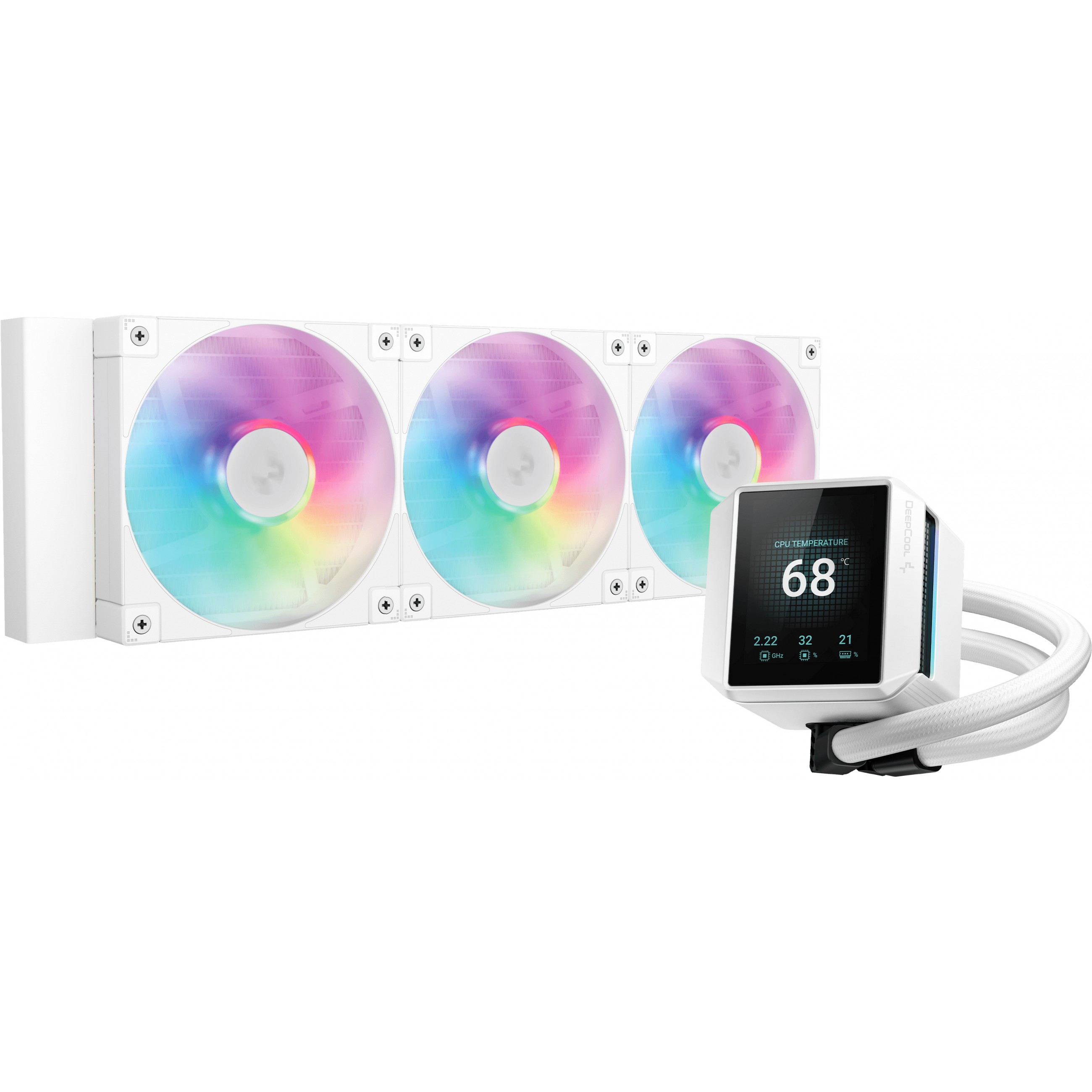 DeepCool Mystique 360 WH ARGB - R-LX360-WHDSNMCP-G-1