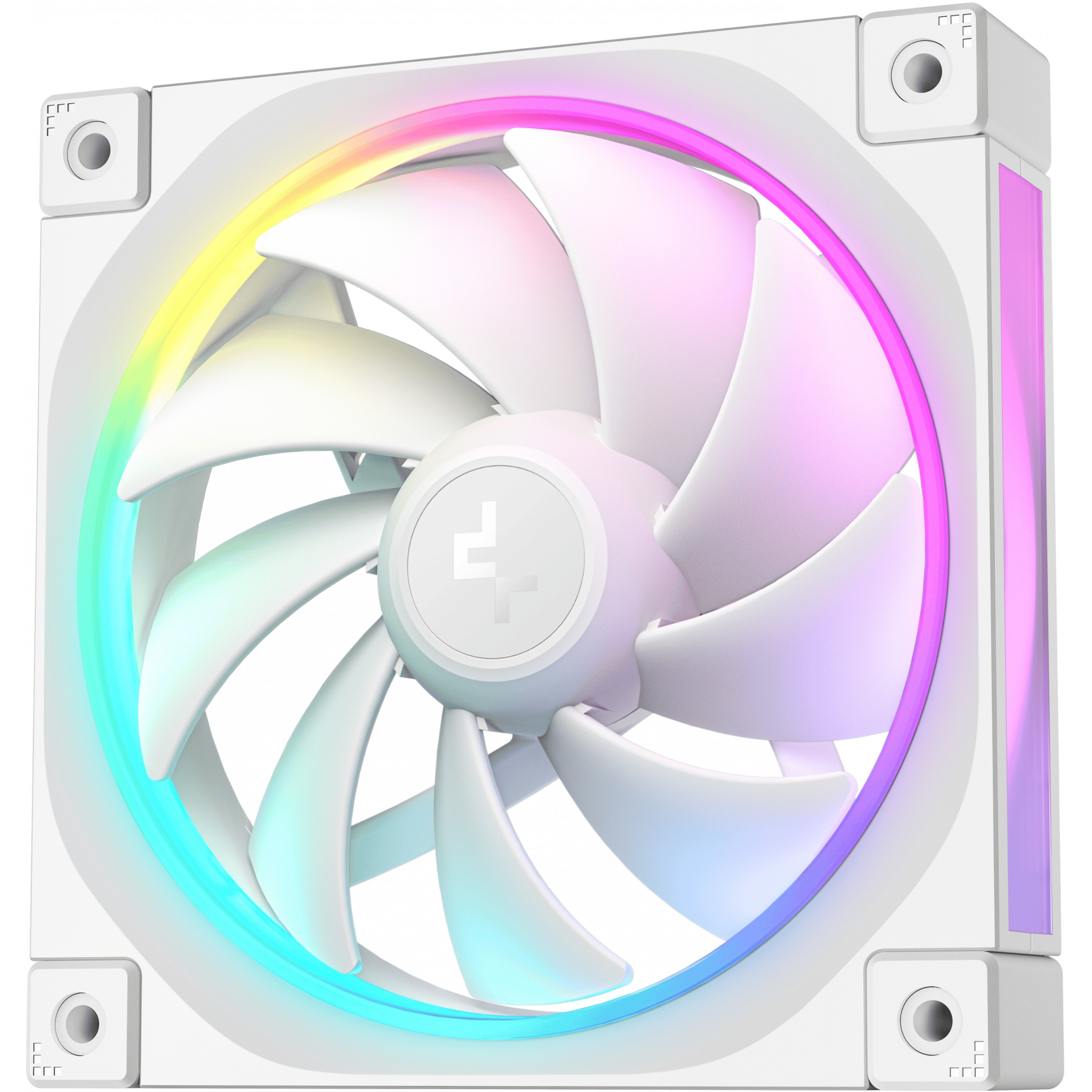 120mm DeepCool FL12 White, Deepcool R-FL12-WHAPN1-G  (BILD1)