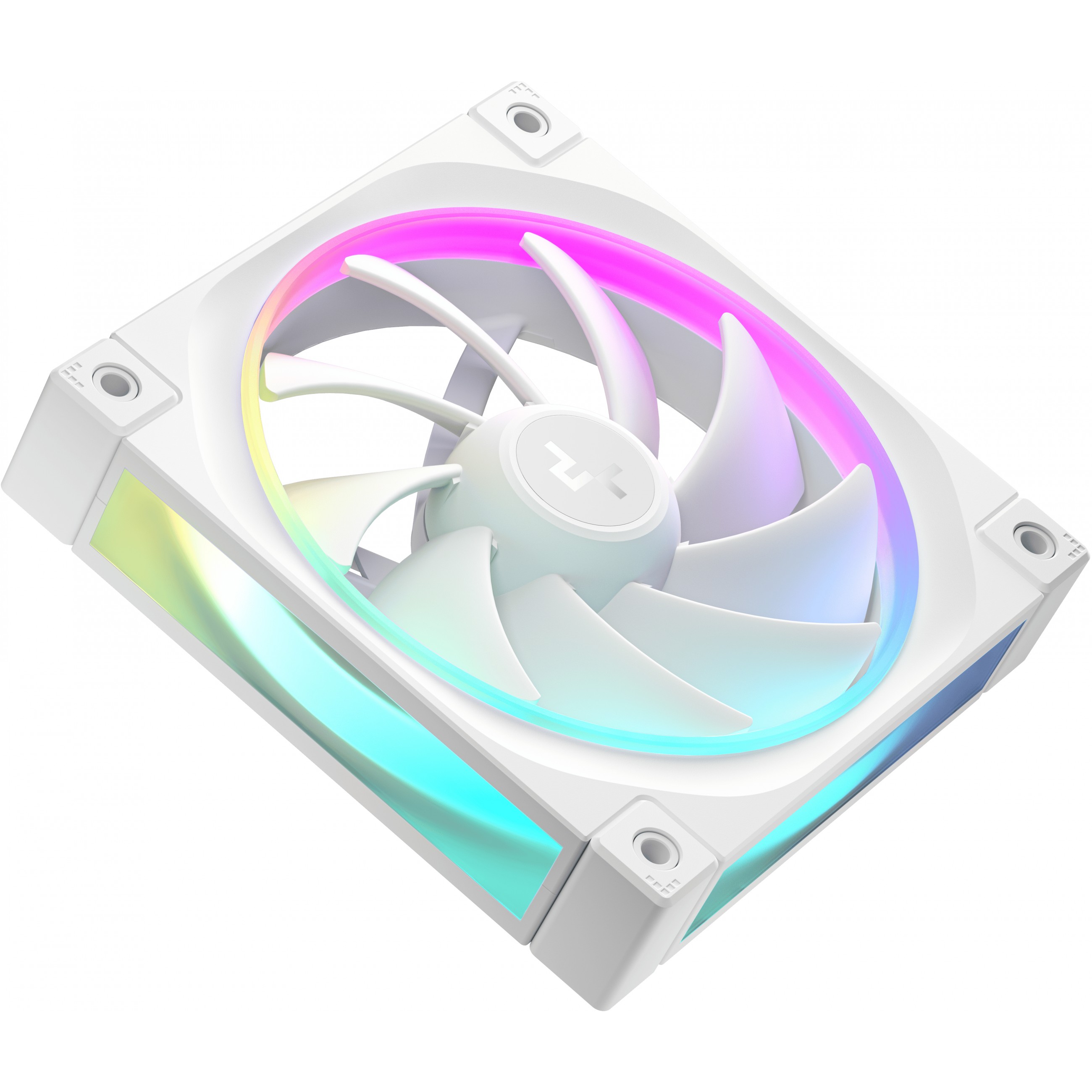 120mm DeepCool FL12 White, Deepcool R-FL12-WHAPN1-G  (BILD2)