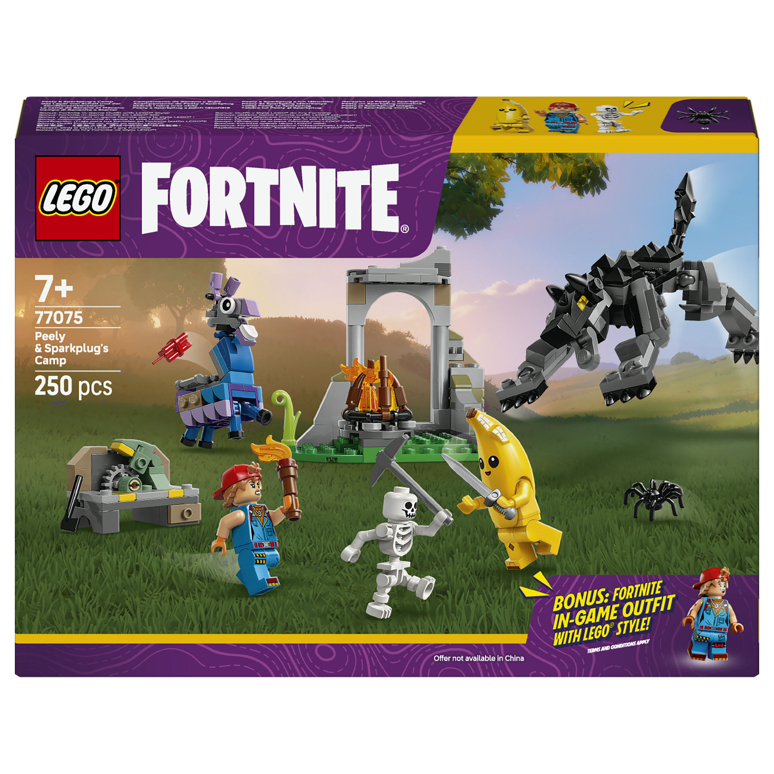LEGO Fortnite Das Lager von Schali und der Zündkerzenkünstlerin 77075 Spielwaren