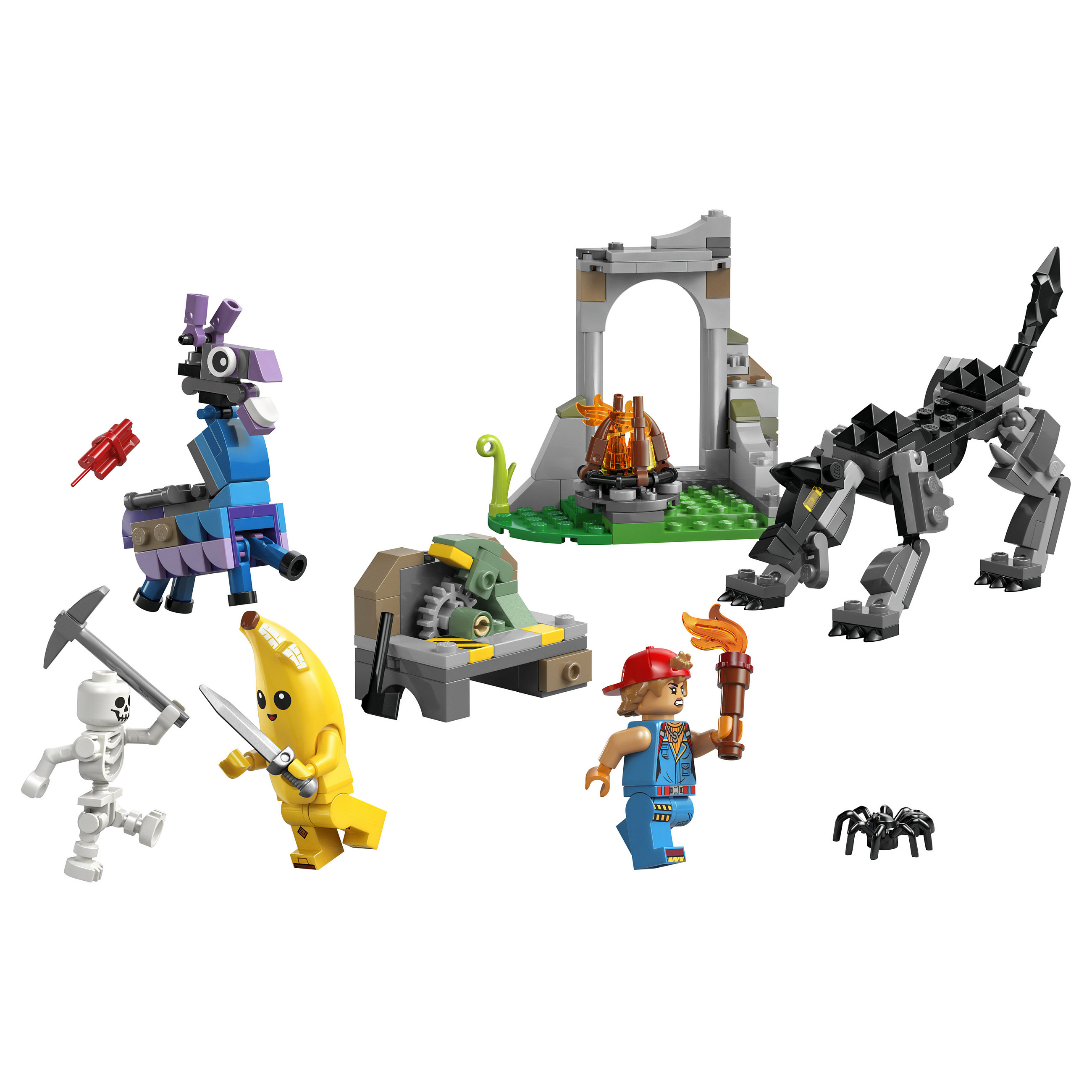 LEGO Fortnite Das Lager von Schali und der Zündkerzenkünstlerin 77075