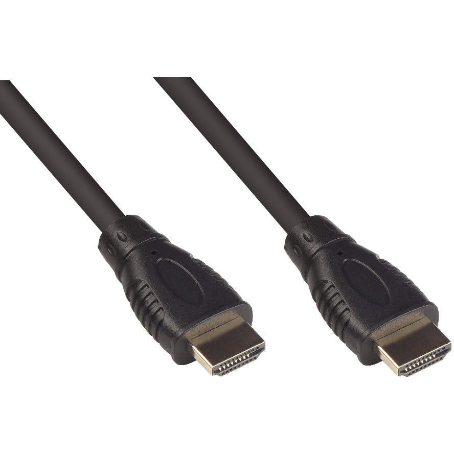 GoodConnections HDMI (ST-ST) 2m Anschlusskabel 4K 60Hz Schwarz