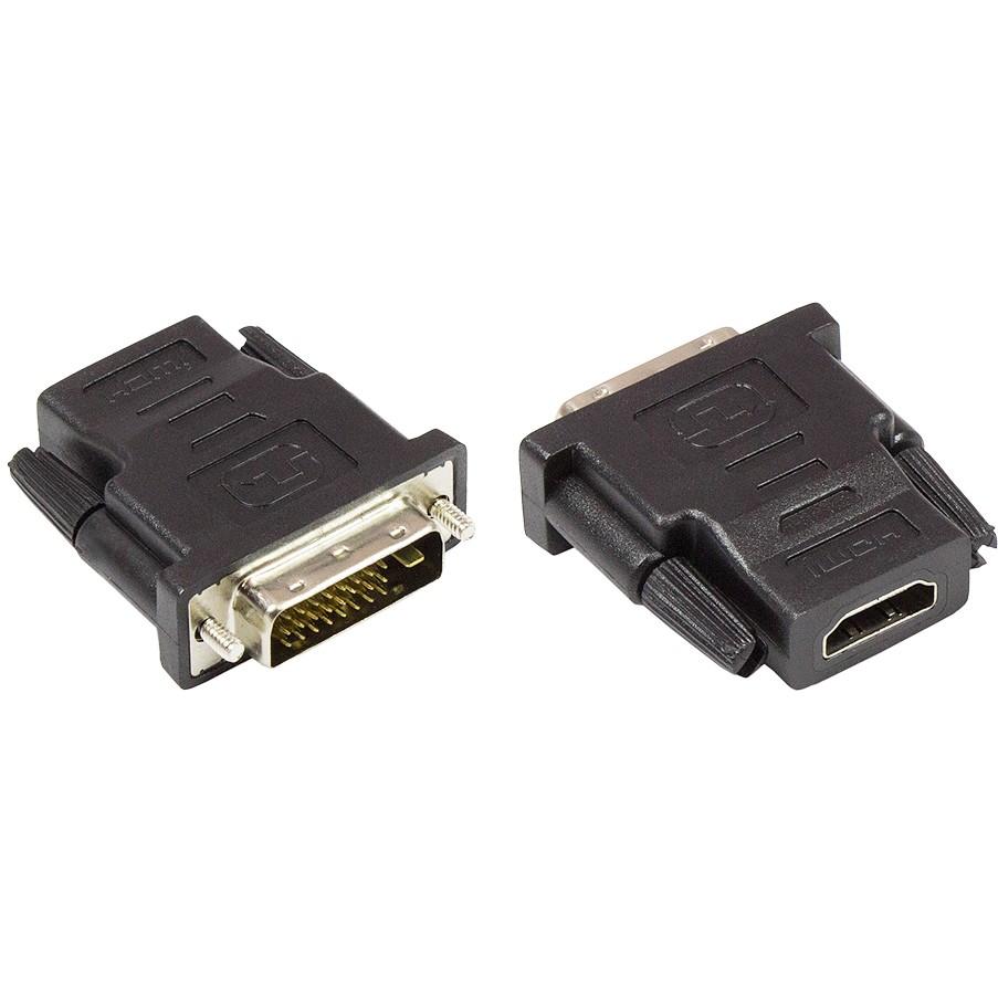 GoodConnections HDMI > DVI-D 24+1 (BU-ST) Adapter Schwarz - HDMI-DVI