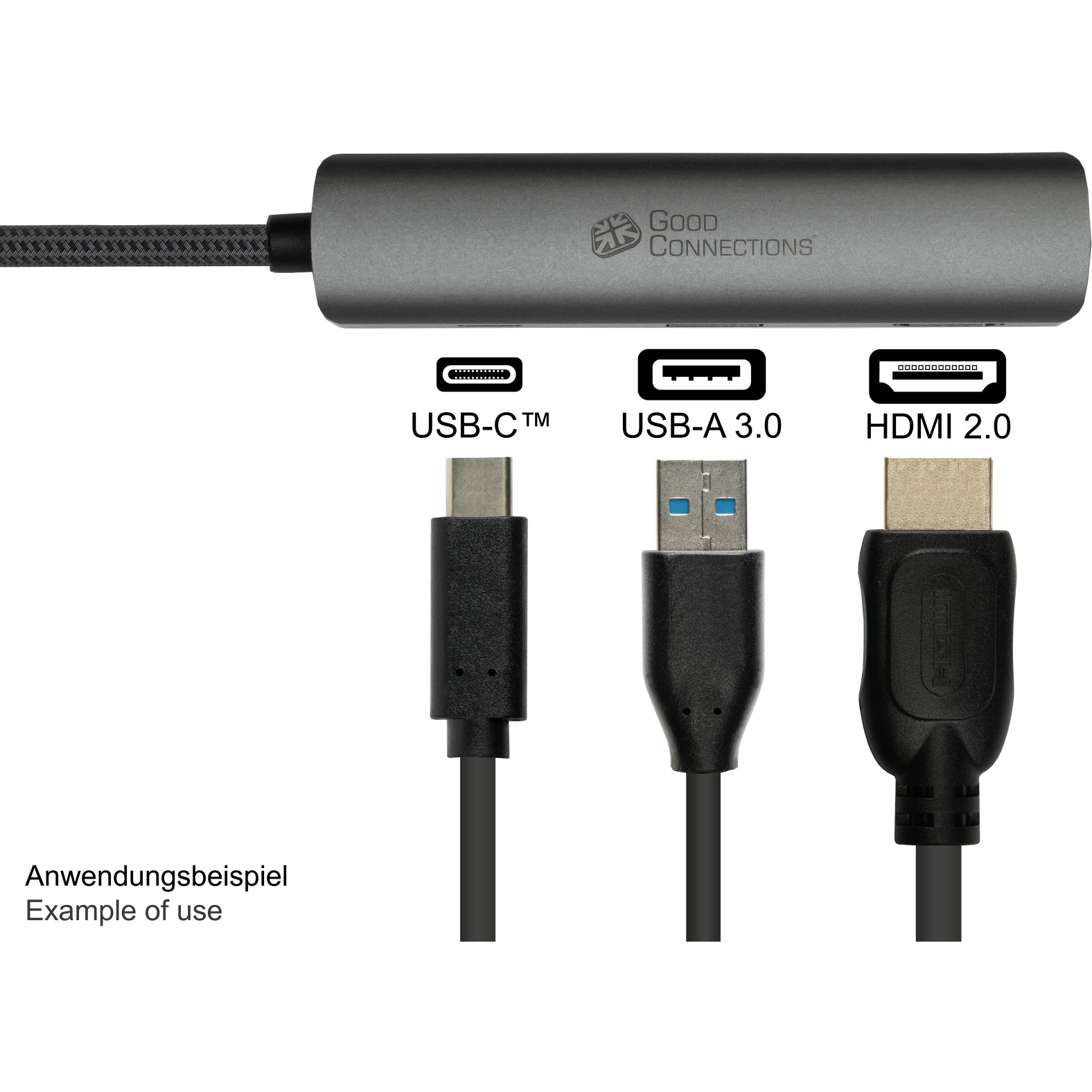 GoodConnections HUB-C002A, USB USB-Hubs /-Adapter Alcasa  (BILD5)