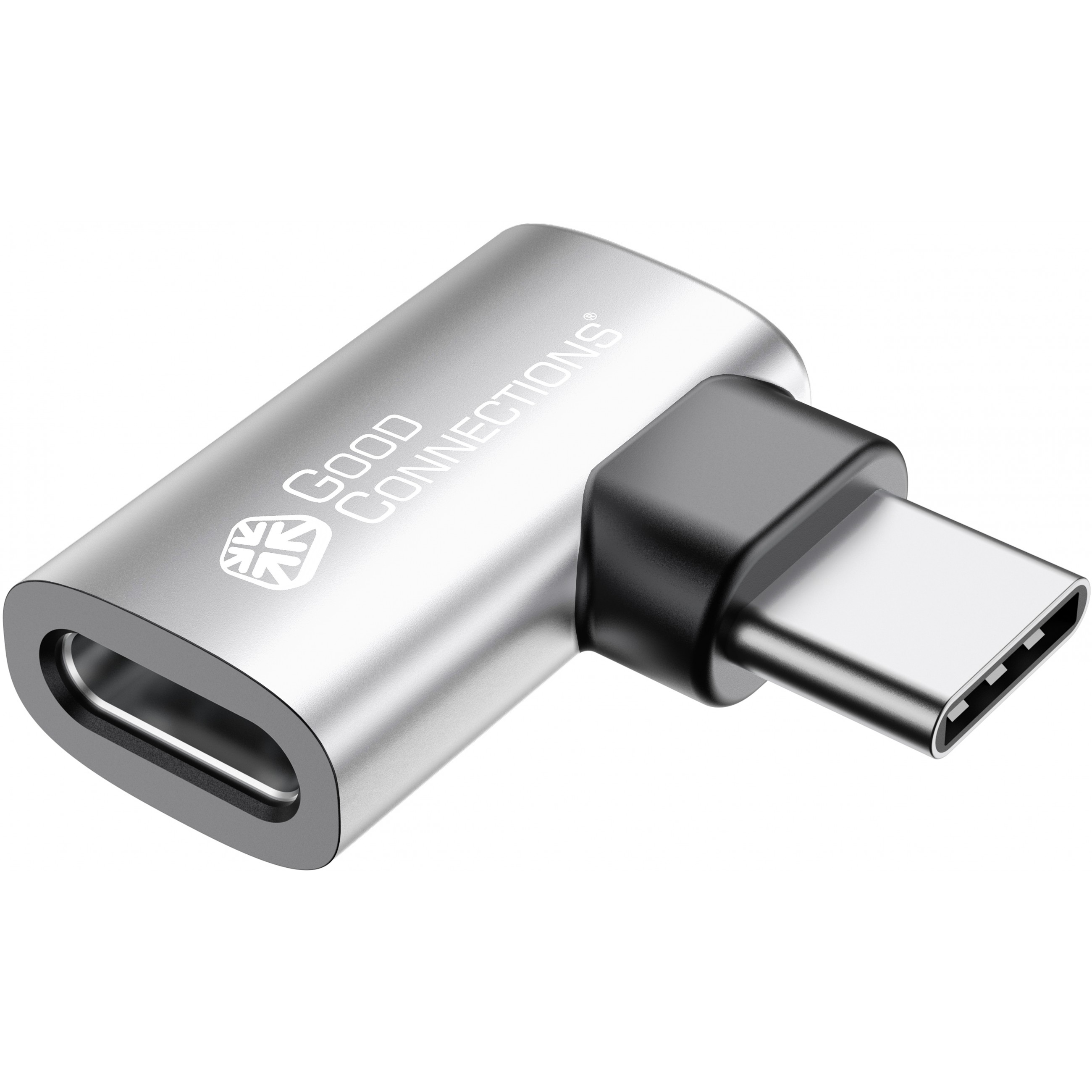 GoodConnections USB-C 4.0 (ST-BU) Winkeladapter / Portschoner 240W 8K - USB-AD400
