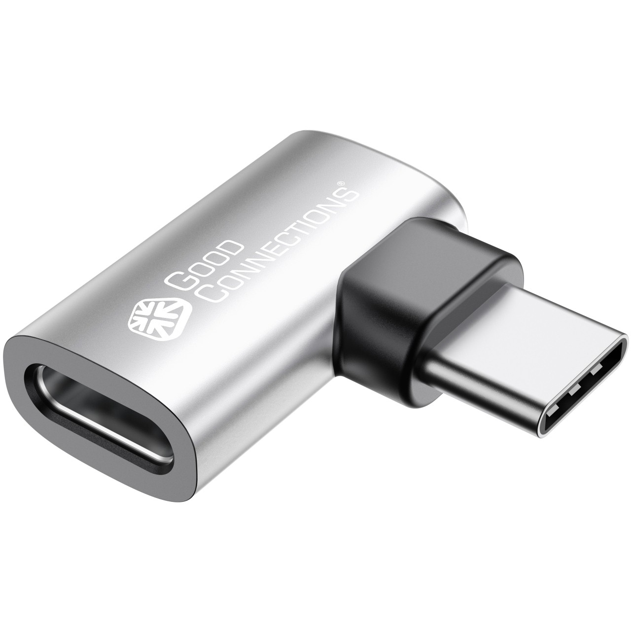 GoodConnections USB-C 4.0 (ST-BU) Winkeladapter / Portschoner 240W 8K - USB-AD400