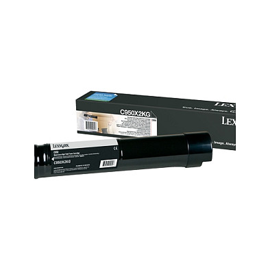Lexmark Toner C950X2KG Schwarz XL Toner