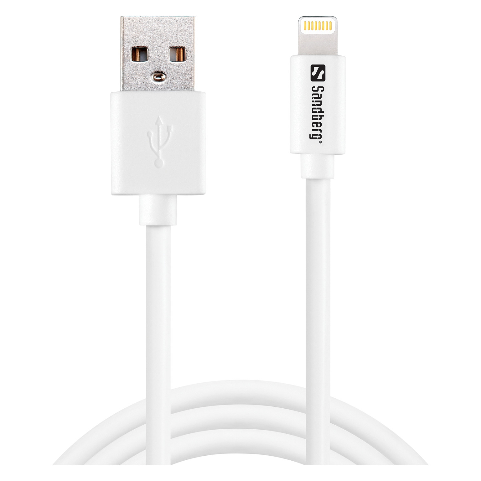 USB3.0 > Lightning (ST-ST) 1m Sandberg White