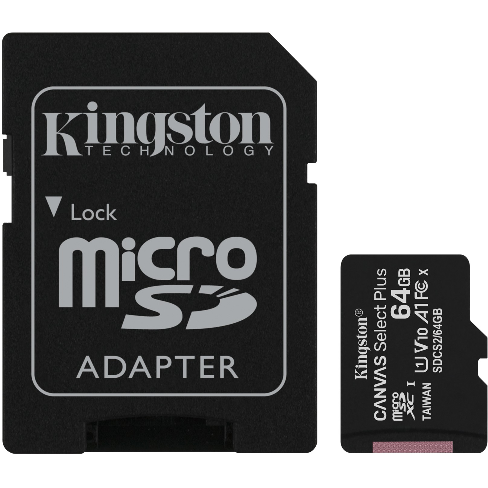 Kingston SDCS2/64GB-3P1A, SD-Karten, Kingston Technology  (BILD1)