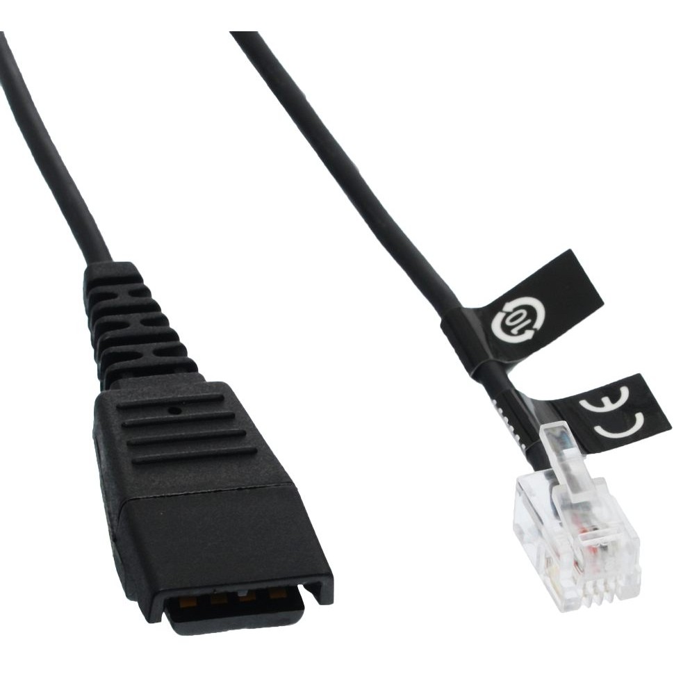 Cable with QD to RJ10 Plug