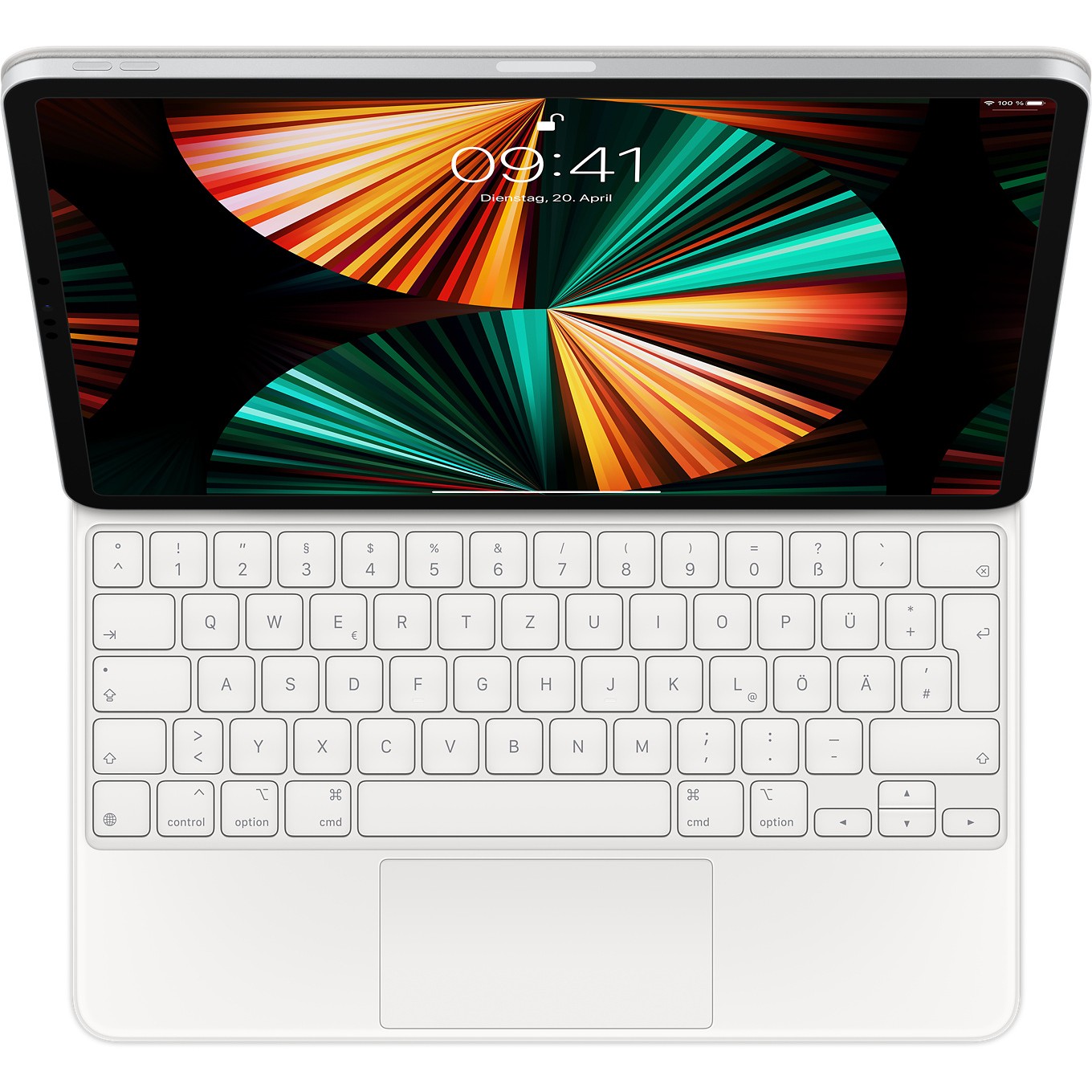 Apple MJQL3D/A Tastatur für Mobilgeräte Weiß QWERTZ Deutsch