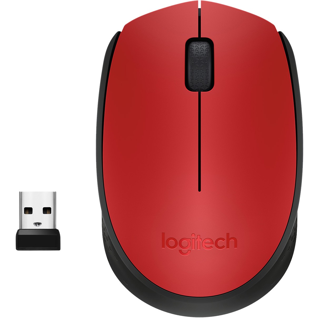 Logitech M171 Red-K mouse - 910-004641