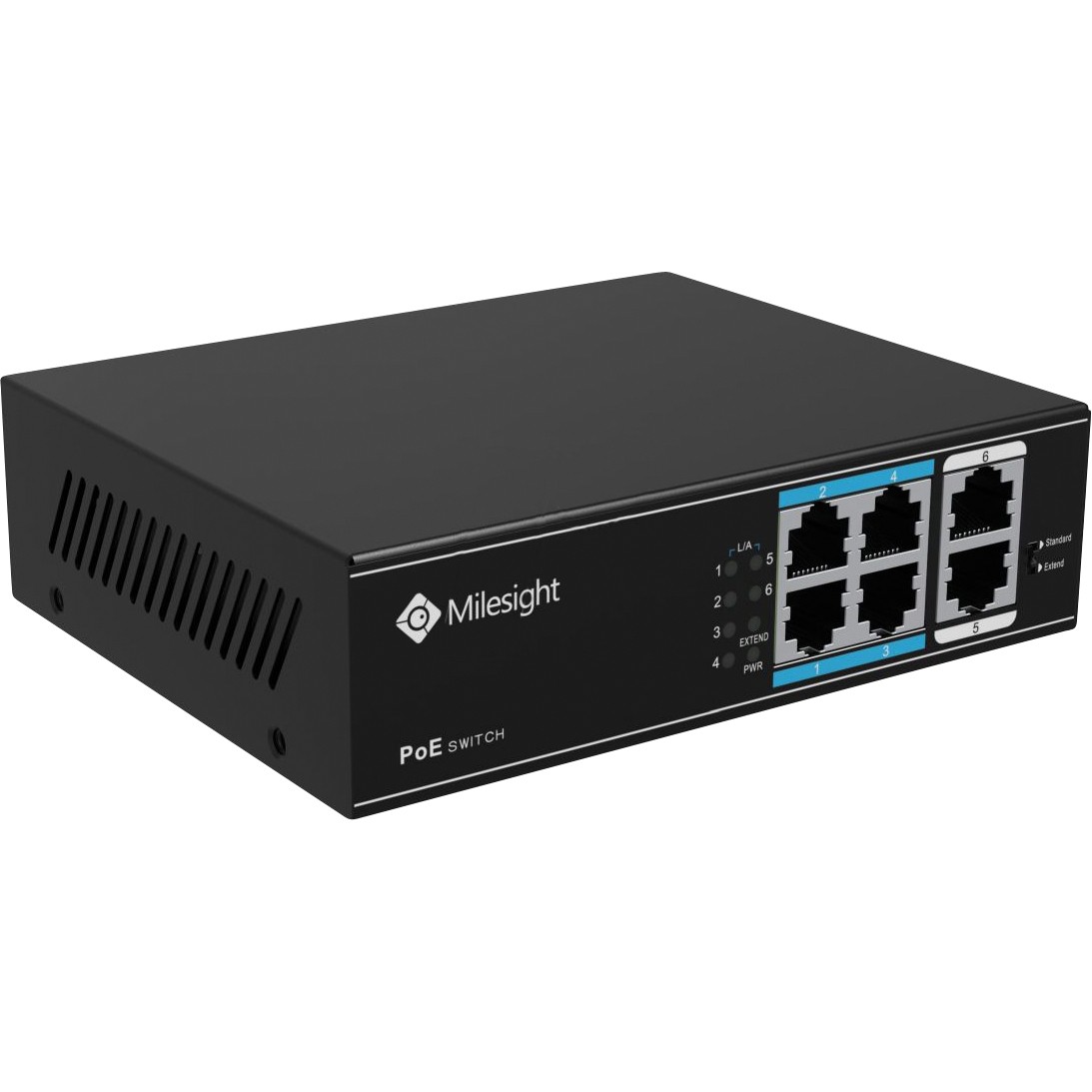 IoT Milesight Milesight 4-Port PoE Switch - MS-S0204-EL