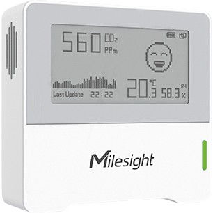 IoT Milesight Indoor Ambience Monitoring Sensor LoRaWAN Temp. Humidity - AM103-868M