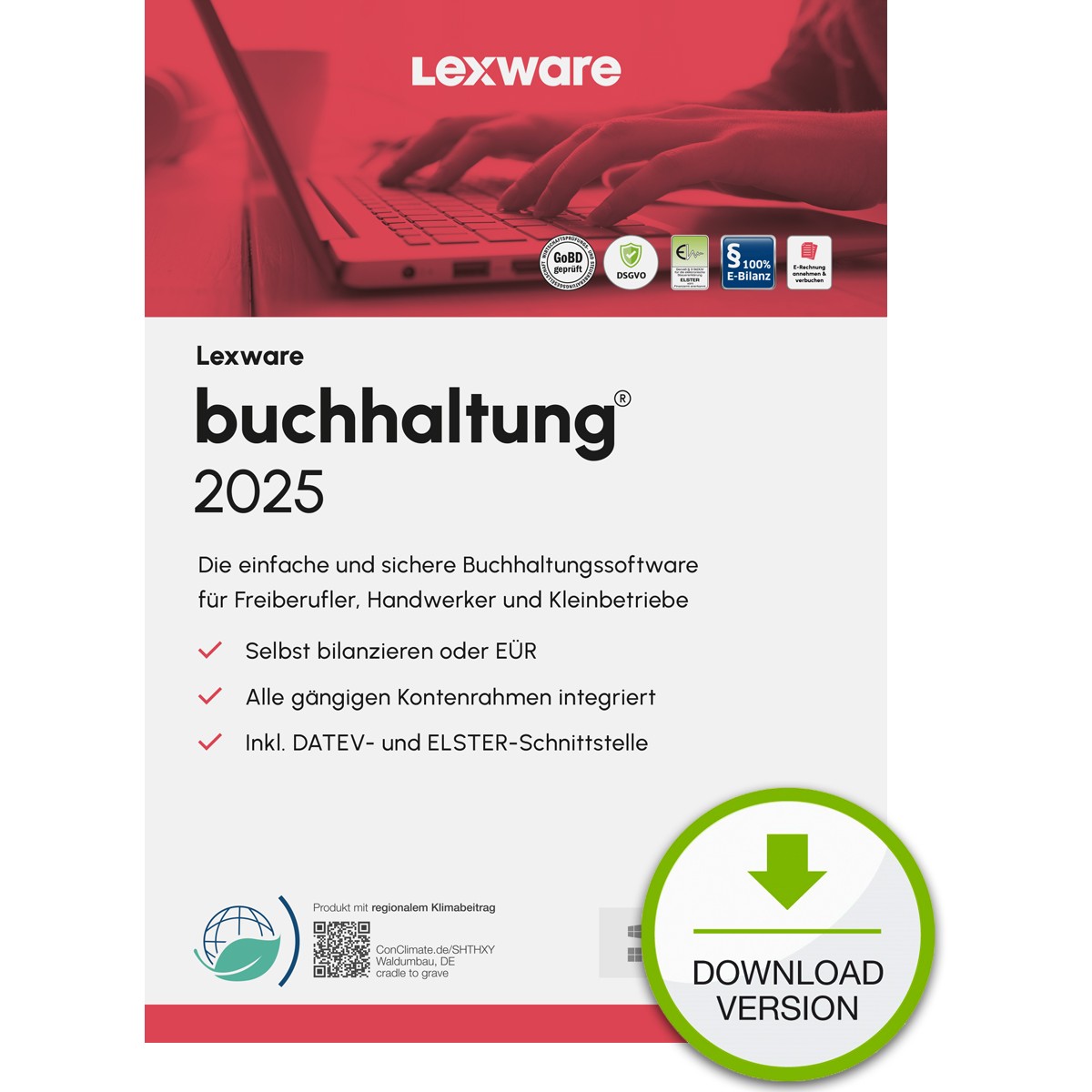 Lexware Buchhaltung 2025 - 1 Device. 1 Year - ESD-DownloadESD - 08848-2048