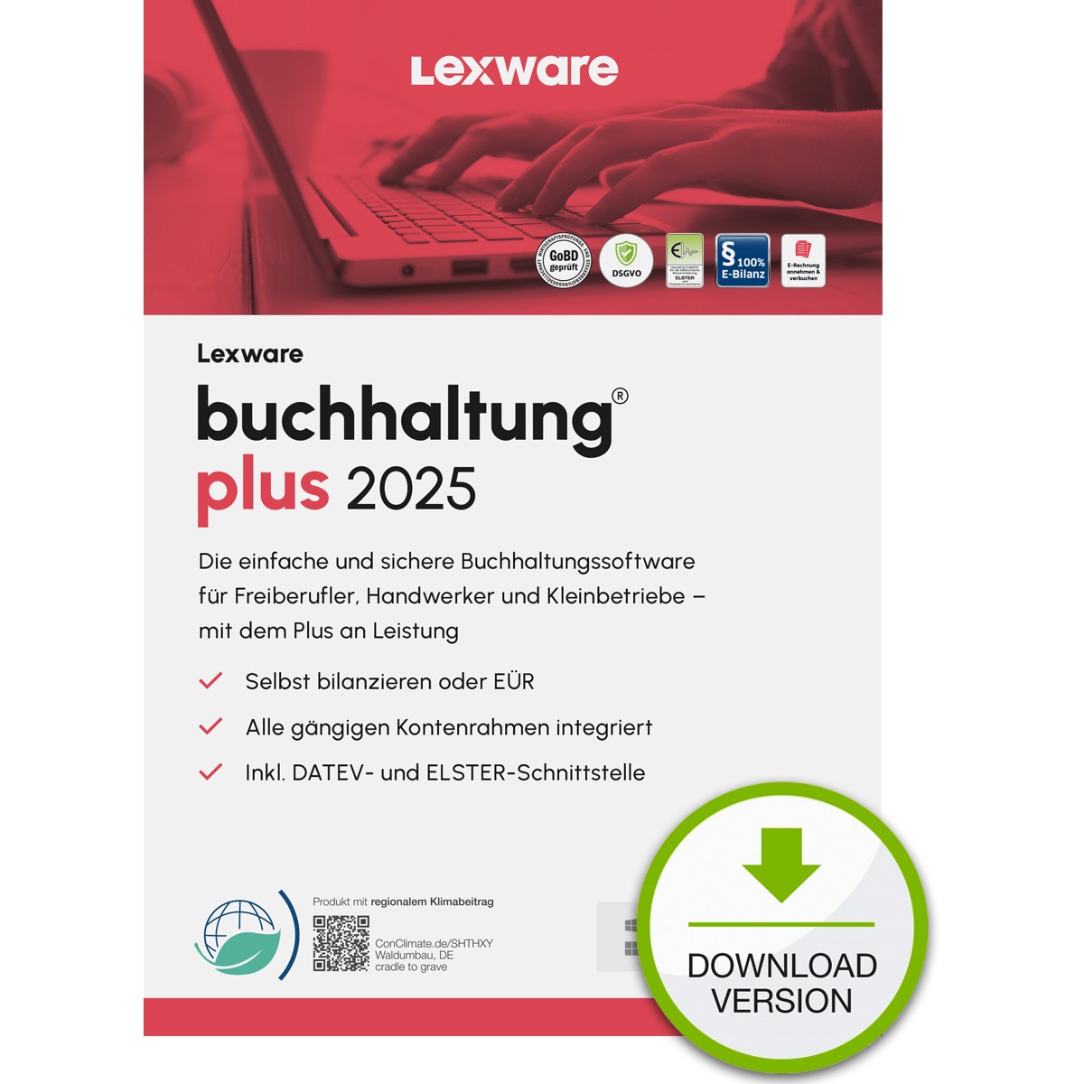 Lexware Buchhaltung Plus 2025 - 1 Device. 1 Year - ESD-DownloadESD - 08856-2042