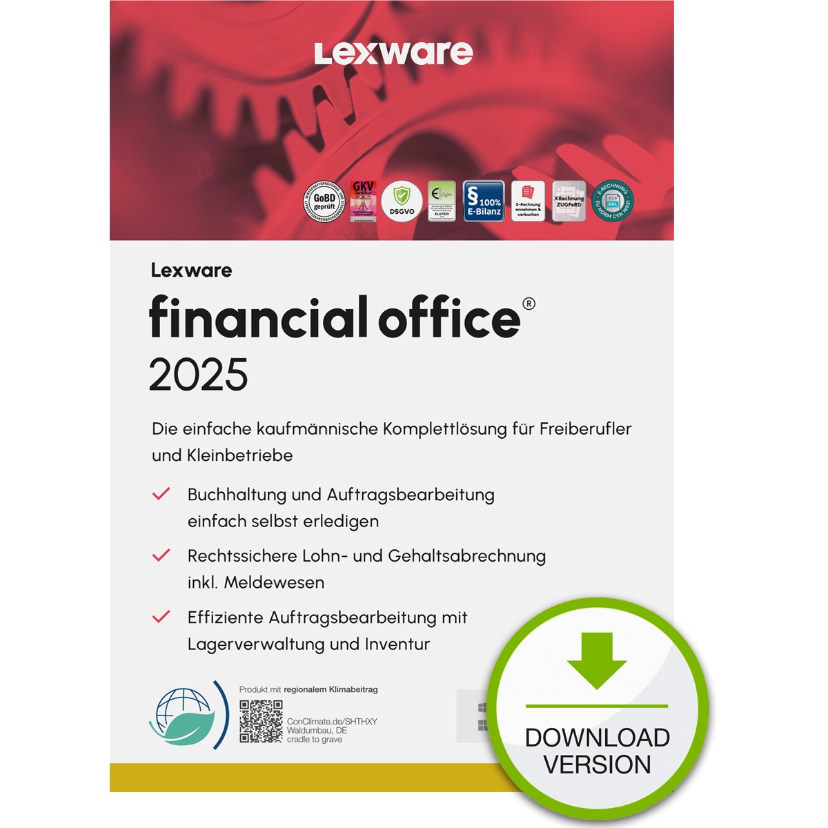 Lexware Financial Office 2025 - 1 Device. 1 Year - ESD-DownloadESD - 09017-2055