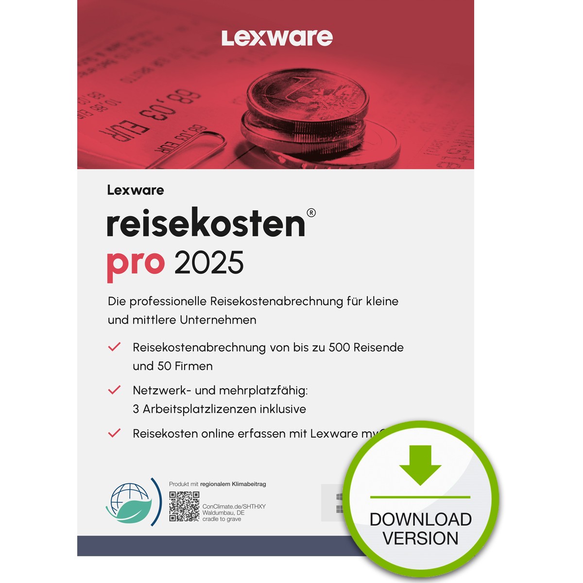 Lexware Reisekosten Pro 2025 - 1 Device. 1 Year - ESD-DownloadESD - 09173-2041