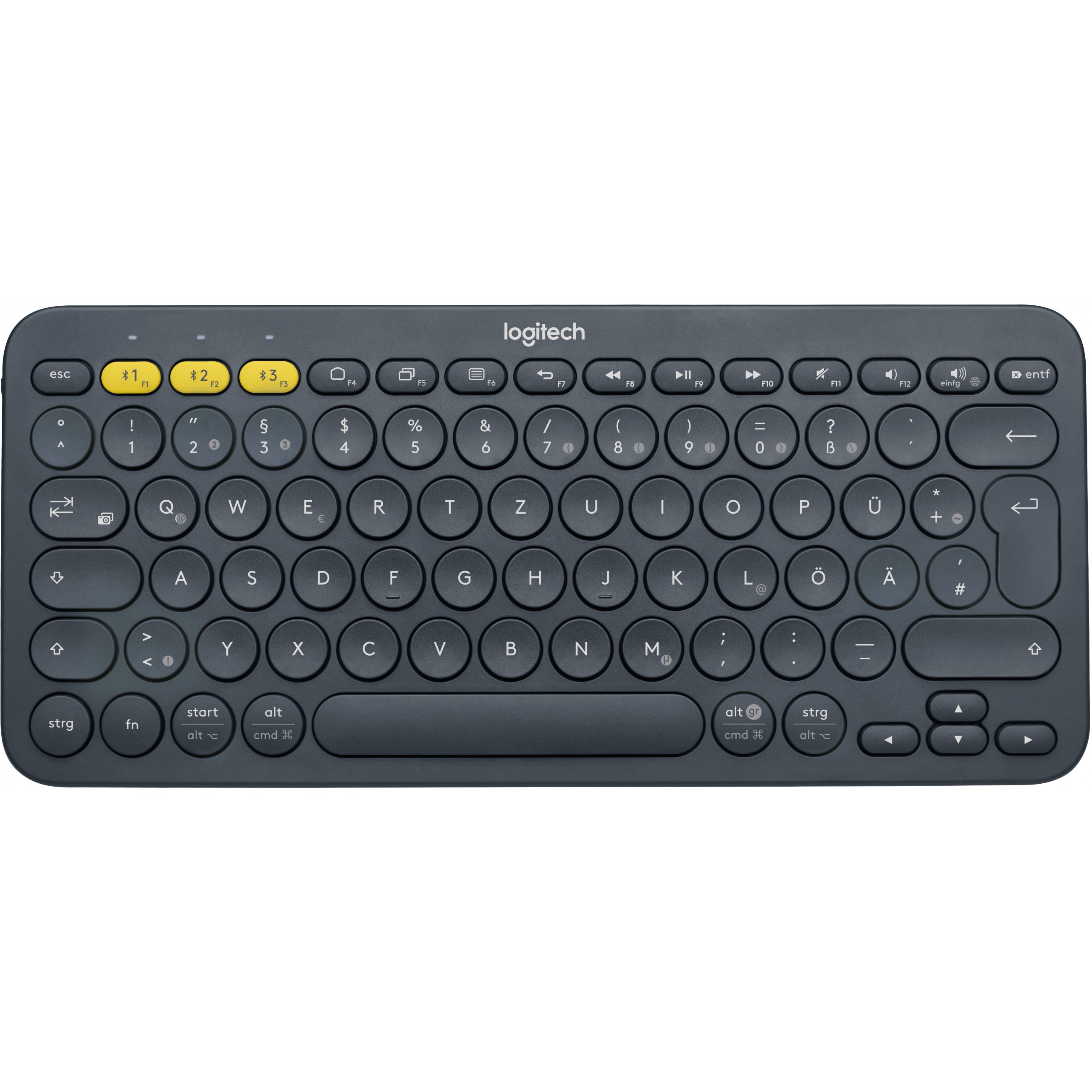 LOGITECH Keyboard/K380 Multi-Dev BT Dark Grey DE
