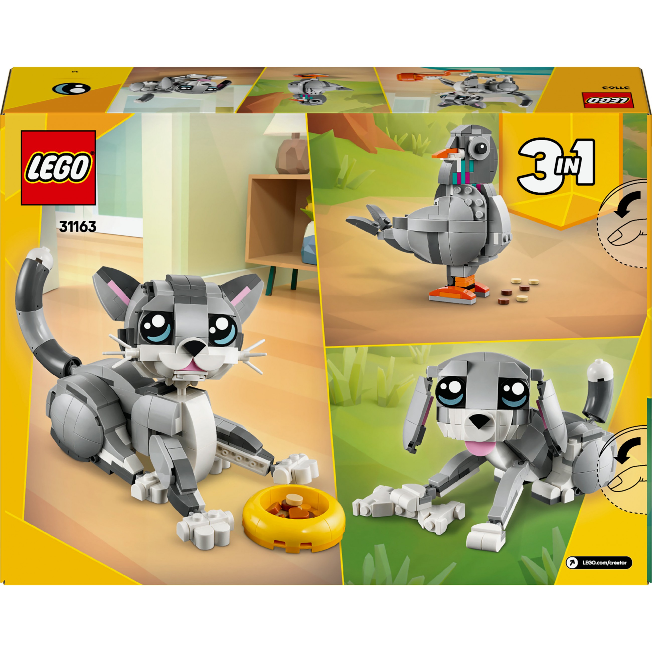 LEGO LEG LE CHAT JOUEUR, LEGO 31163 31163 (BILD3)