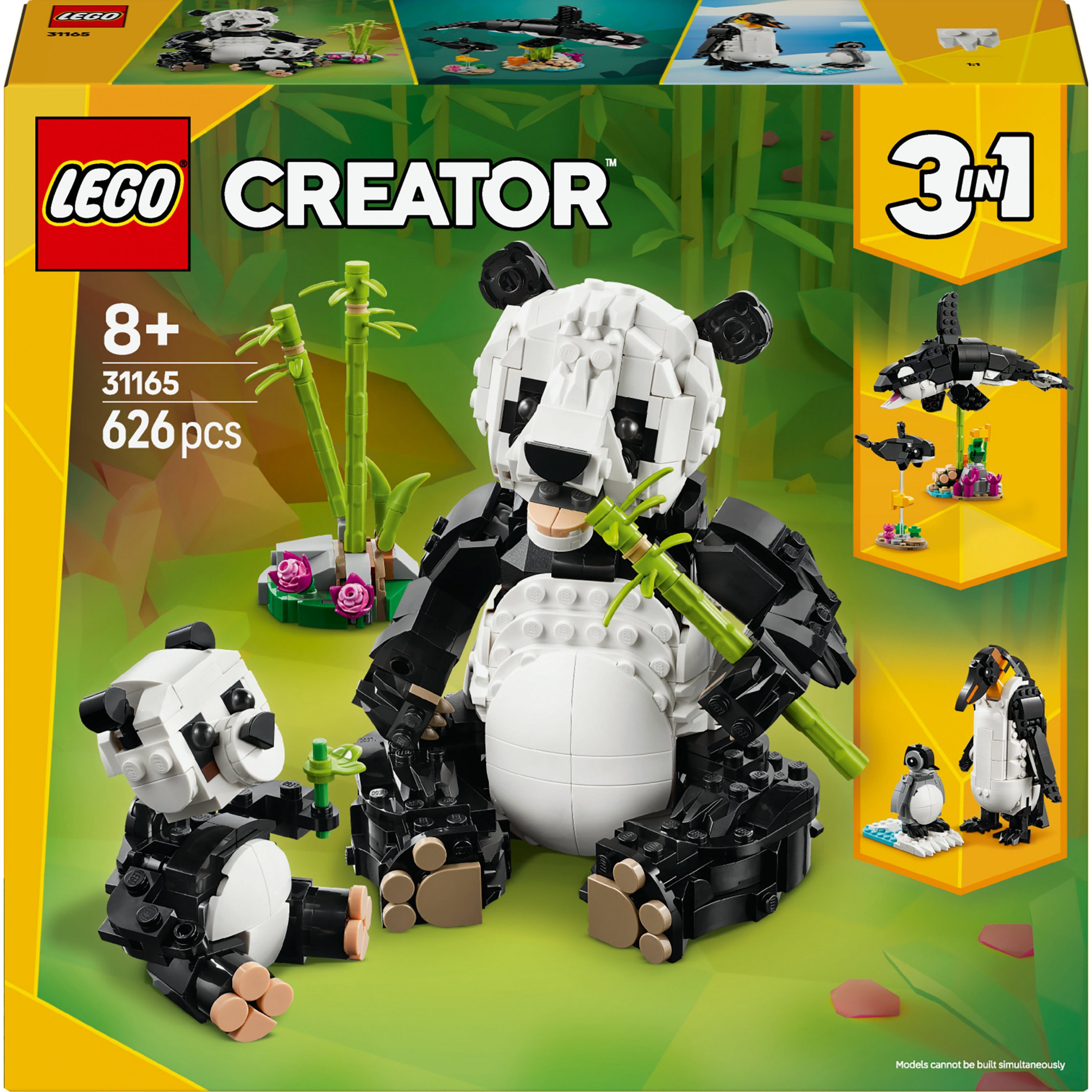 LEGO LEG ANIMAUX SAUVAGES FAMILLE PANDAS - 31165