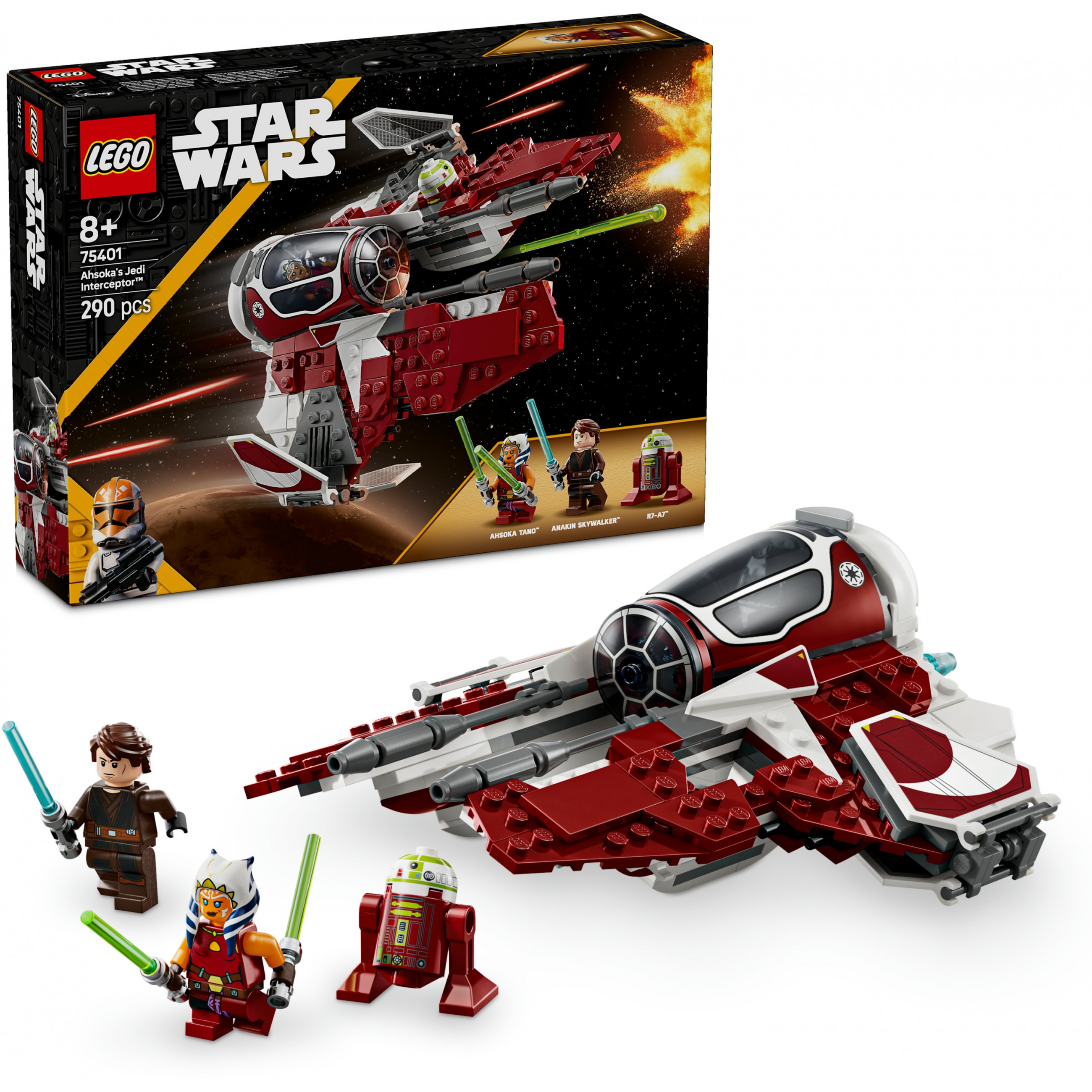 LEGO LEG LE JEDI INTERCEPTOR AHSOKA, LEGO 75401 75401 (BILD3)