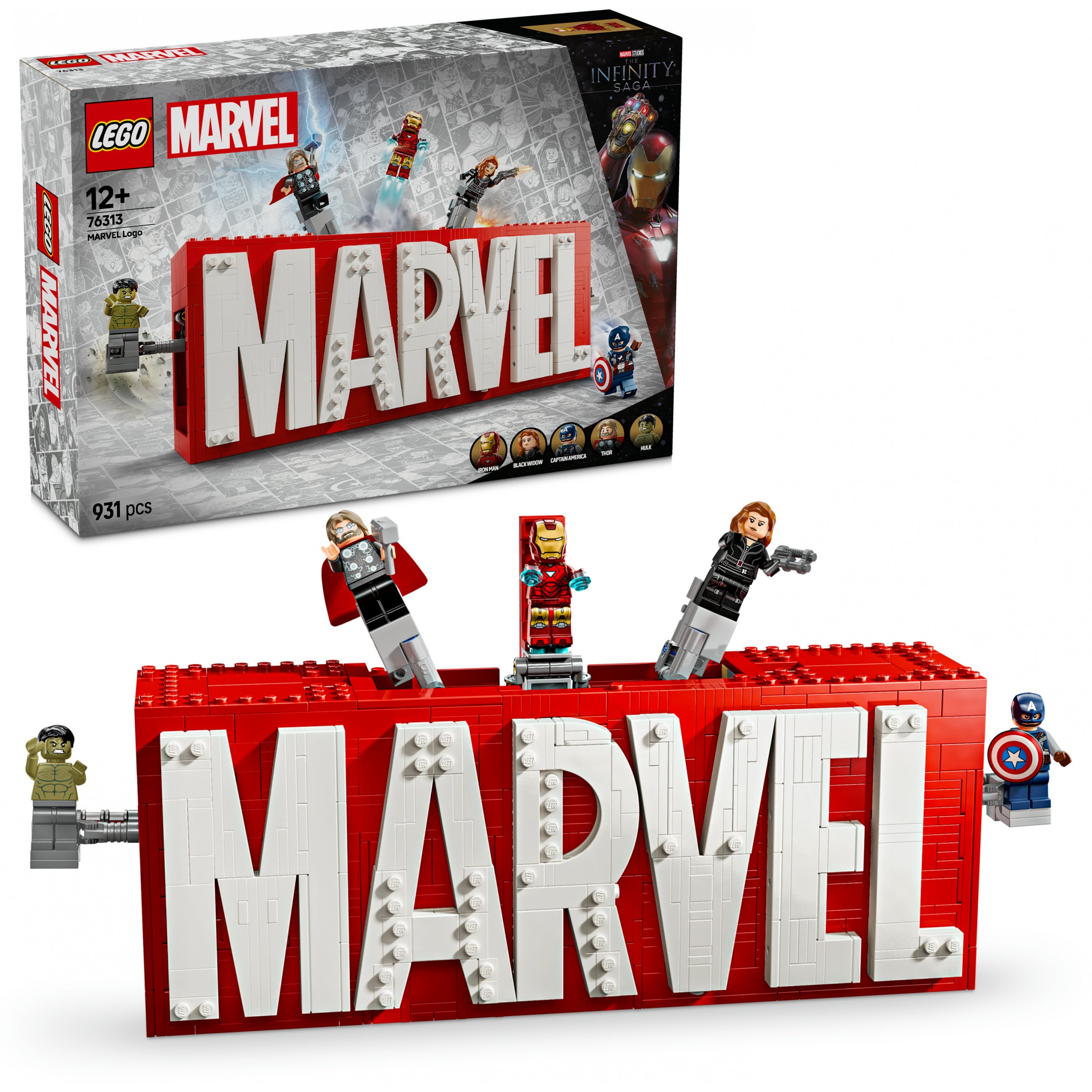 LEGO MARVEL Logo & Minifiguren, LEGO 76313 76313 (BILD3)