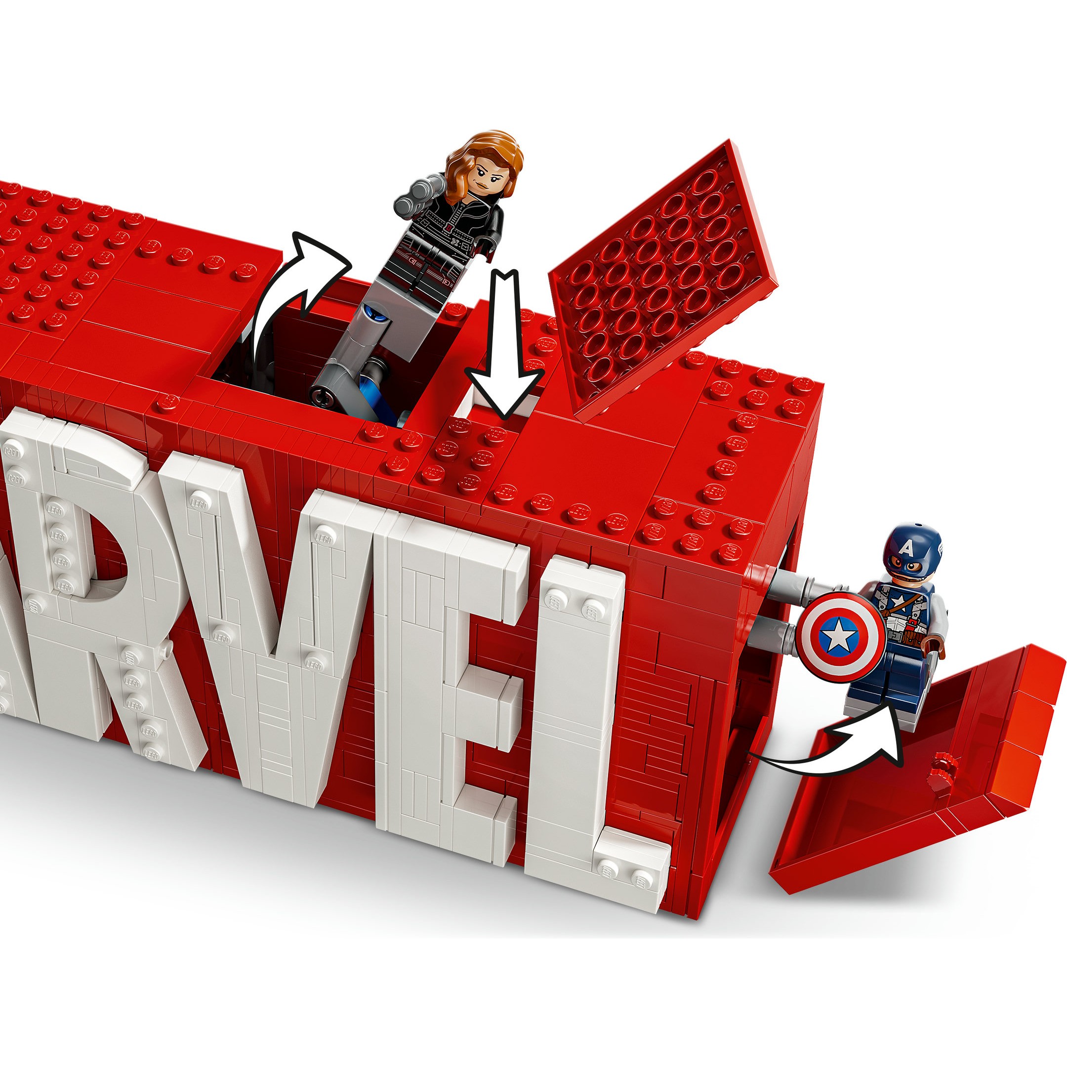 LEGO MARVEL Logo & Minifiguren, LEGO 76313 76313 (BILD6)