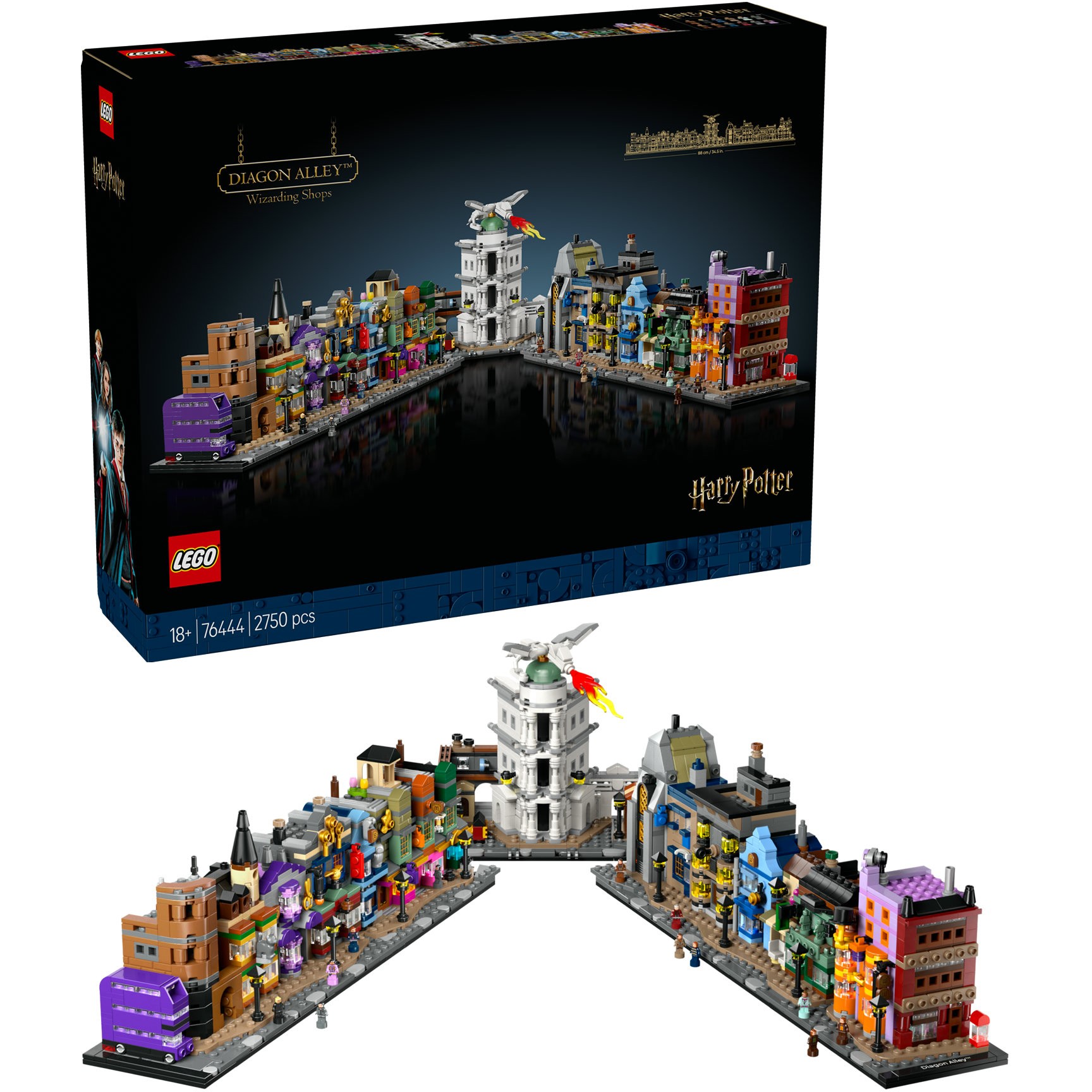 LEGO Harry Potter Die Zauberläden der Winkelgasse LEGO 76444 (BILD3)