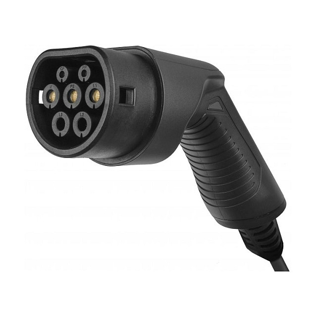 Green Cell Wallbox EV PowerBox 2x Ladebuchse mit Typ2 Ladekabel 6m 22KW 32A Schwarz