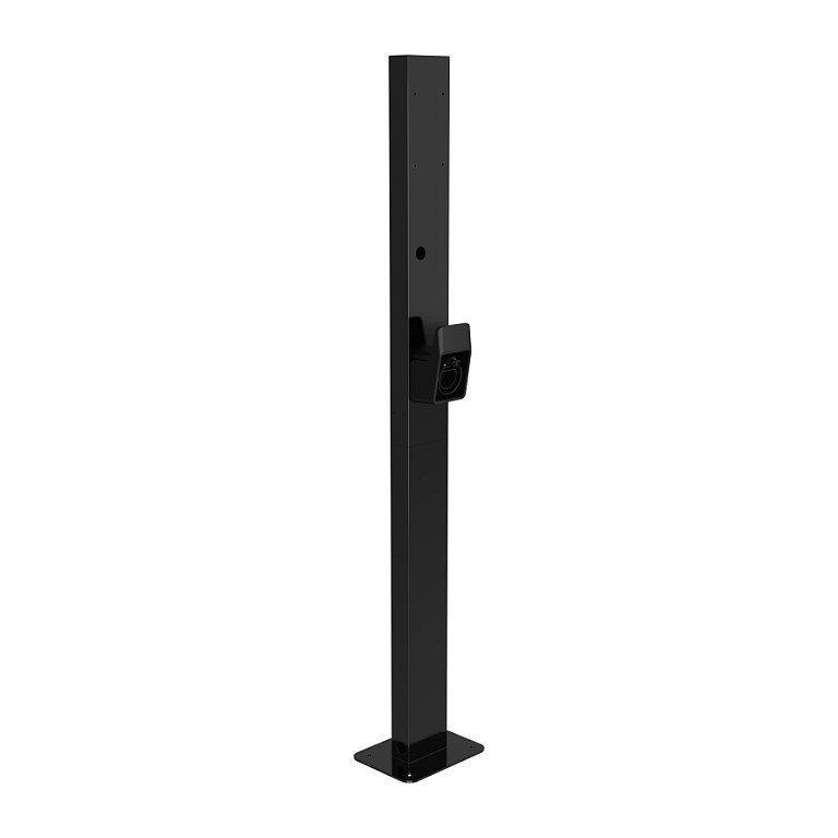 EV Stand mounting post for Wallbox electric car charging stations