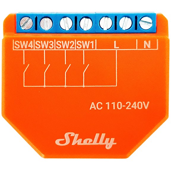 Shelly Shelly_Plus_i4, Smart Home Relais, Shelly Plus i4  (BILD5)