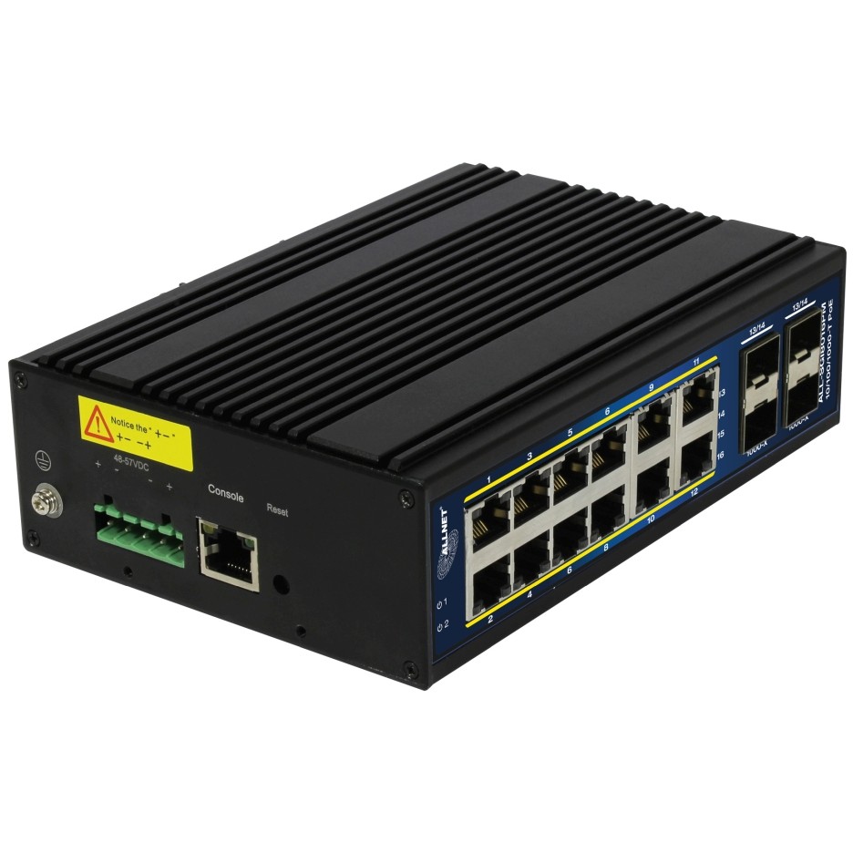 ALLNET ALL-SGI8016PM network switch, ALLNET  (BILD3)