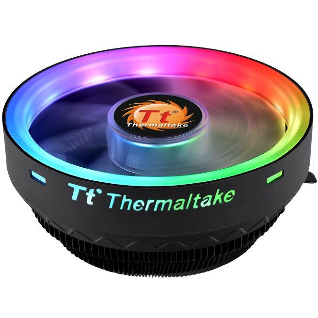 Thermaltake UX100 ARGB Lighting Prozessor Kühler 12 cm Schwarz