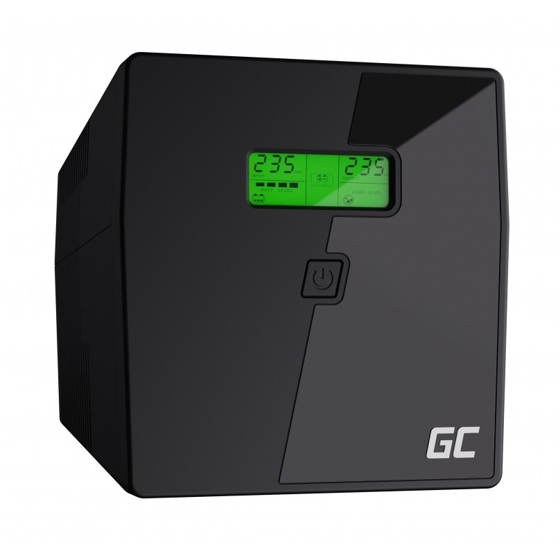 Green Cell UPS03 Unterbrechungsfreie Stromversorgung (USV) Line-Interaktiv 1999 kVA 600 W 4 AC-Ausgänge
