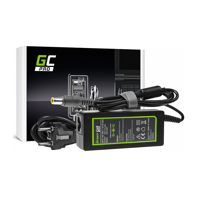 N Green Cell PRO 20V 3.25A 65W für Lenovo B590 ThinkPad R61 R500 T430 T430s T510 T520 T530 X200 X201 X220 X230 Zubehör Notebooks